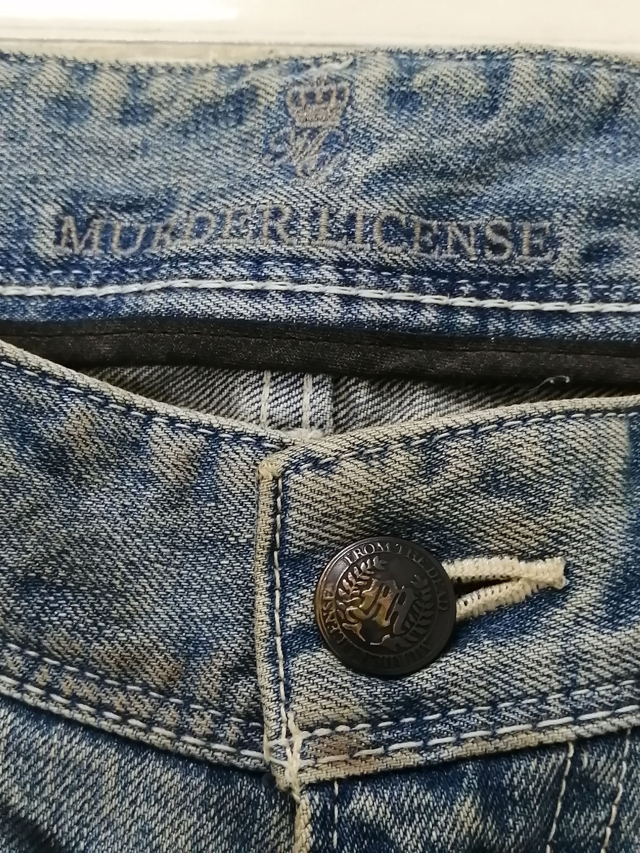 Murder License Murder License Mens Jeans Size US 33 - 6 Thumbnail