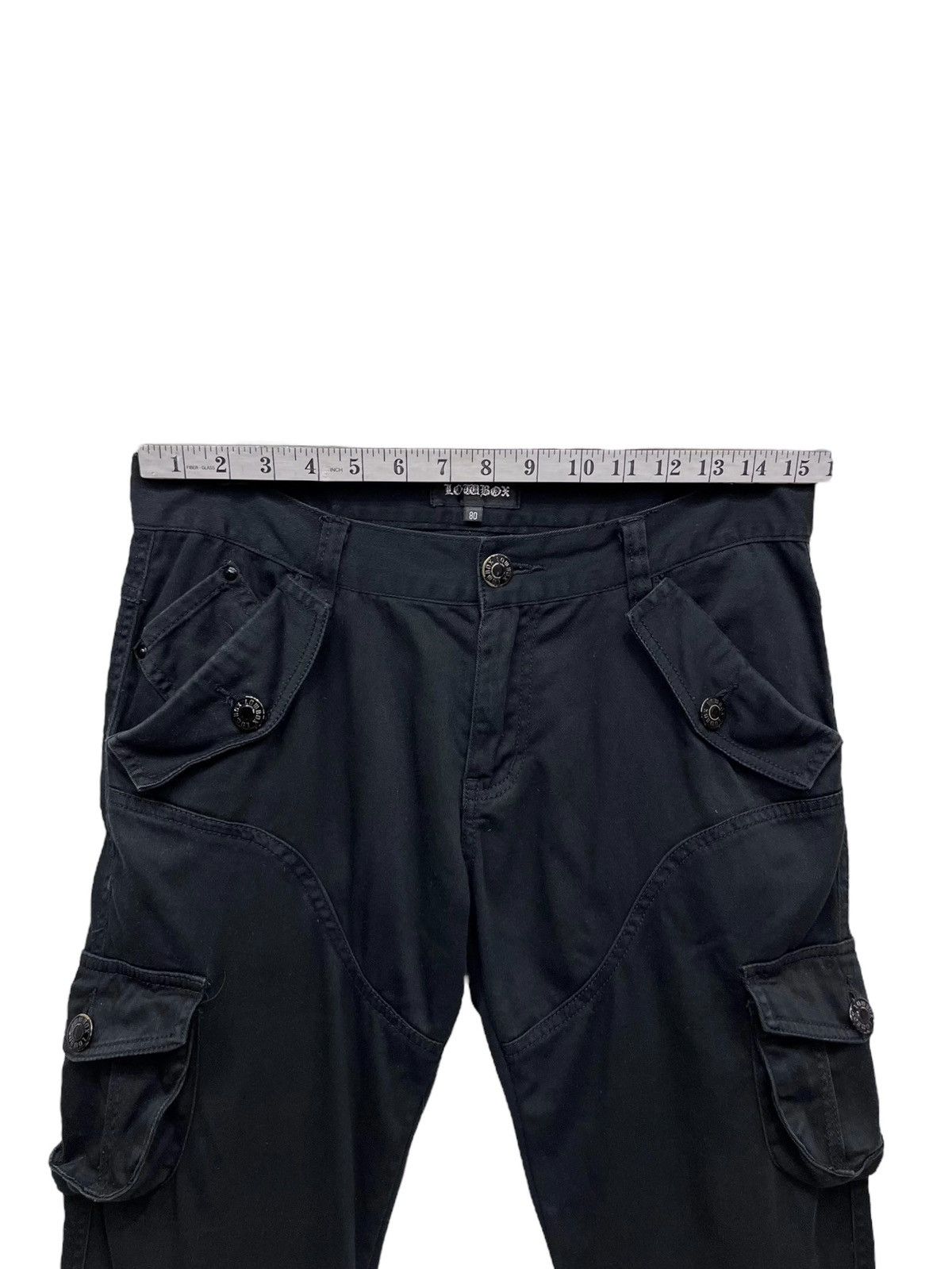Japanese Brand × LOWBOX LOWBOX Seditionaries Punk Black Cargo Undercover FLARE Cargo Size 30" / US 8 / IT 44 - 12 Thumbnail