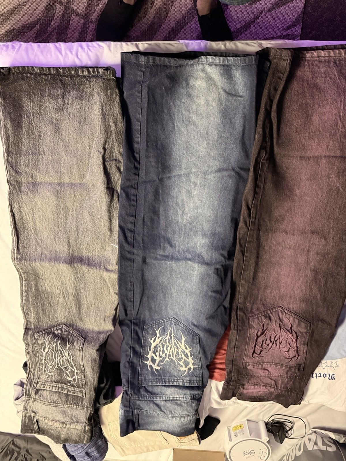 Japanese Brand FOUR (2 LEFT) SOLD OUT PHANTOM TROUPE PHOLOHH JEANS BUNDLE Size US 32 / EU 48 - 22 Thumbnail