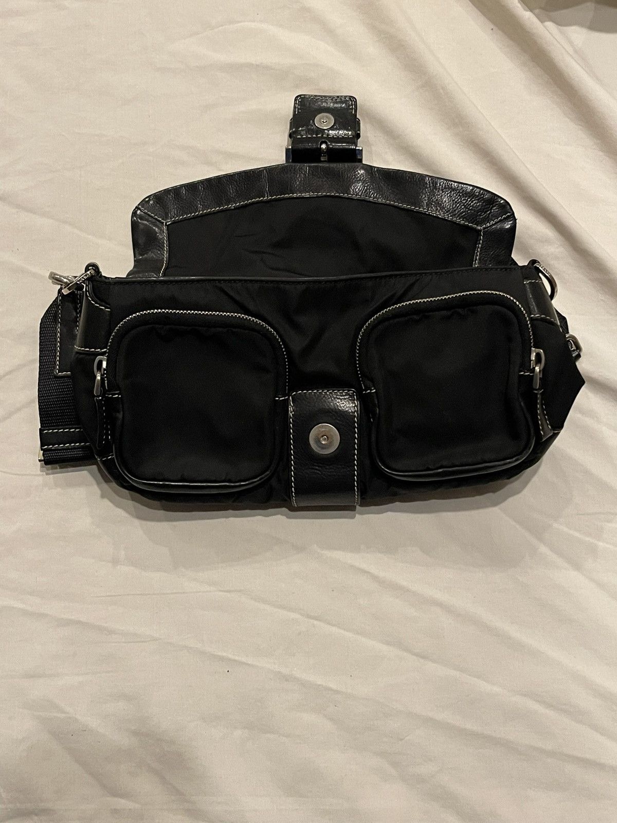 Prada Prada Tessuto Nylon Buckle Baguette Size ONE SIZE - 24 Thumbnail
