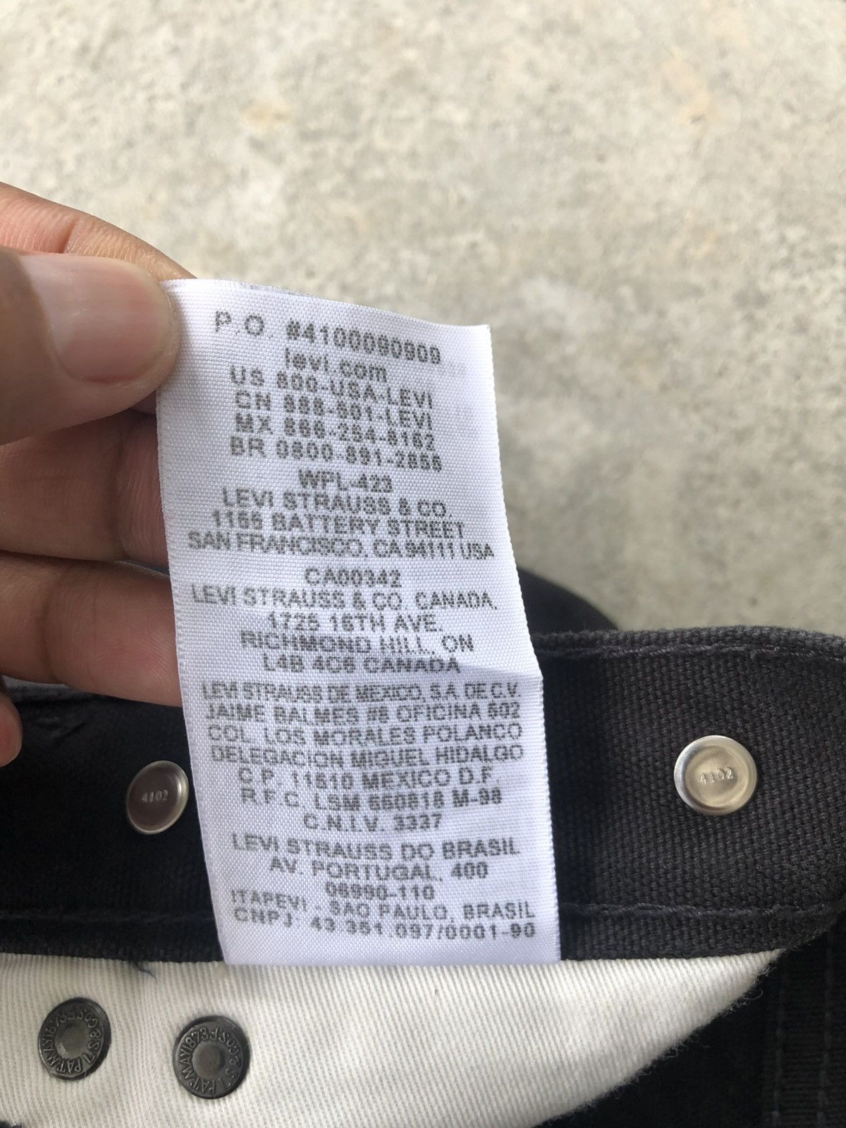 Levi's Y2k Levi’s Buckle Back White Tab Size US 31 - 22 Thumbnail