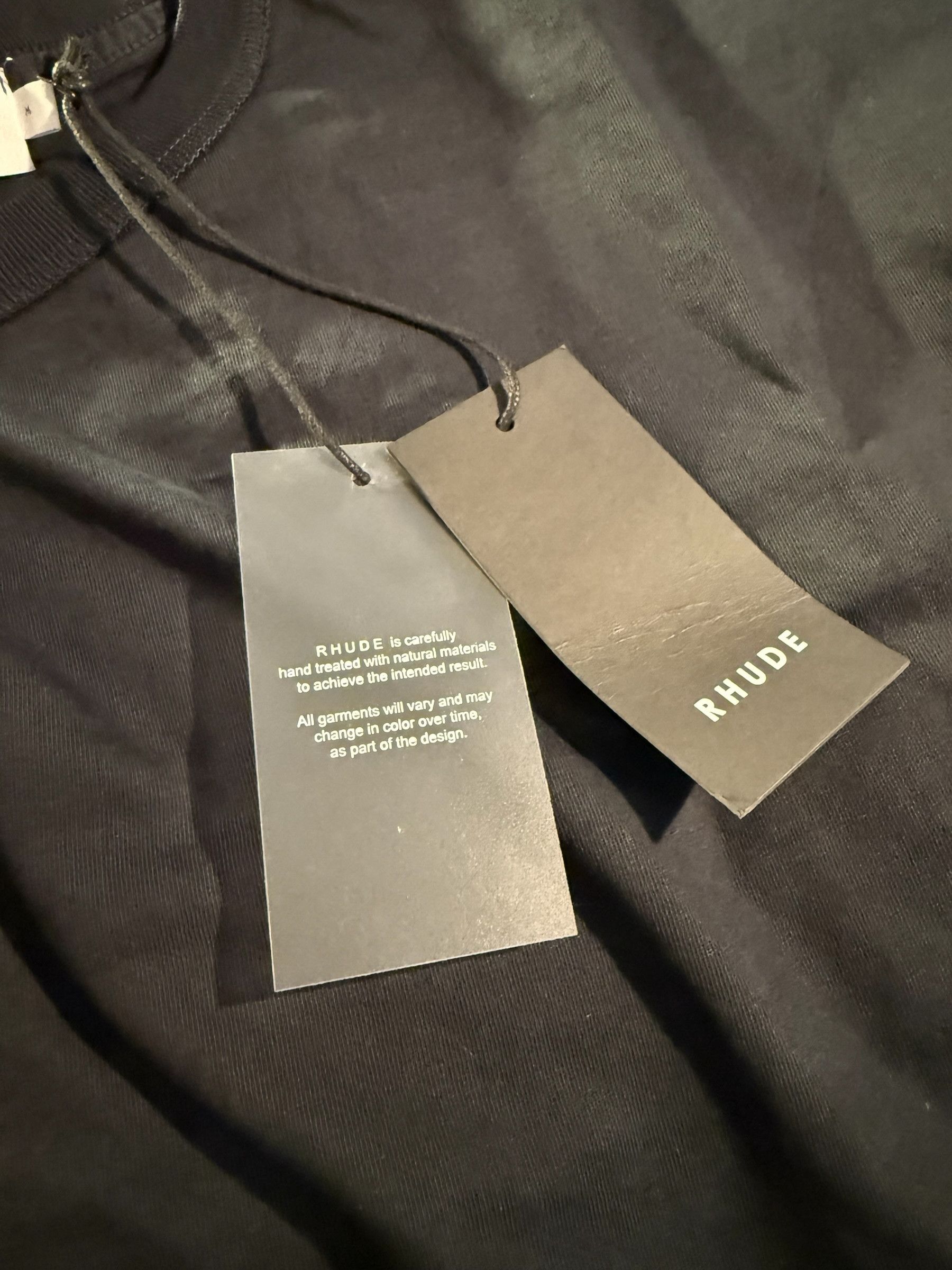 Rhude Rhude Black T-Shirt with Embroidered Logo Size US M / EU 48-50 / 2 - 4 Thumbnail