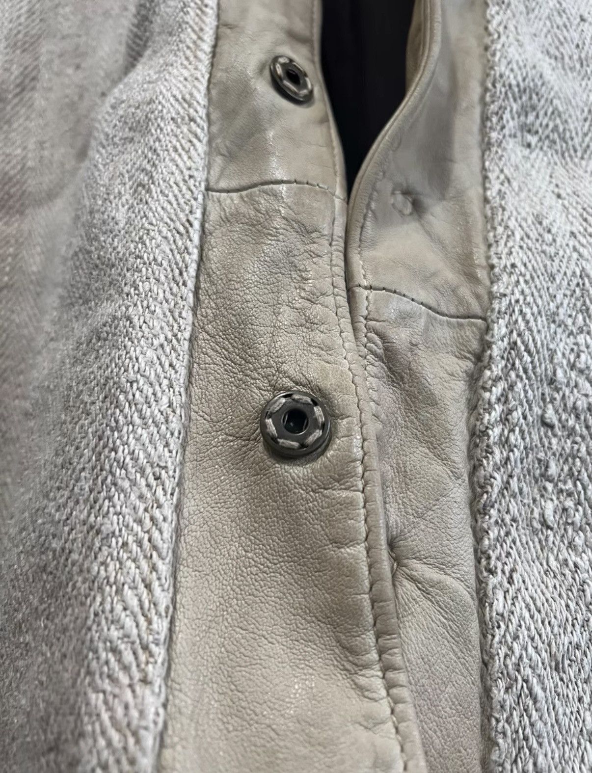 Giorgio Brato Giorgio Brato Italian Vintage Lambskin & Linen Jacket Size US M / EU 48-50 / 2 - 7 Thumbnail