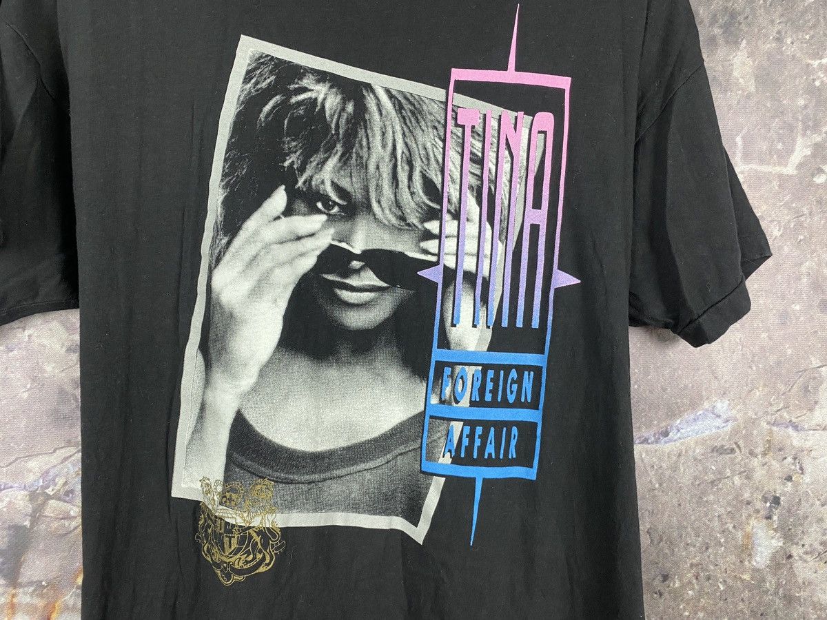 Vintage Men’s Tina Turner T-Shirt Foreign Affair Streetwear Size L Size US L / EU 52-54 / 3 - 4 Thumbnail