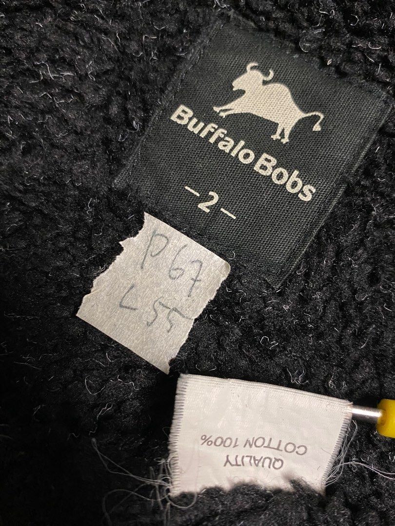 BUFFALO BOBS × Vintage Vintage Buffalo Bobs Denim Sherpa Jacket Ramones Style Size US L / EU 52-54 / 3 - 10 Thumbnail