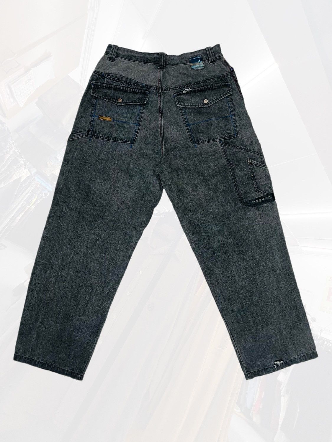 Hobo × JNCO × Vintage Vintage y2k Baggy Hobodnm Rap Sk8 Hiphop Pants Size US 34 / EU 50 - 2 Thumbnail