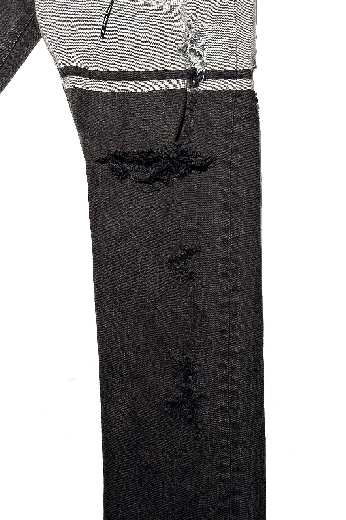 Mastermind Japan MASTERMIND JAPAN BLACK DENIM DISTRESSED JEANS Size US 36 / EU 52 - 3 Thumbnail