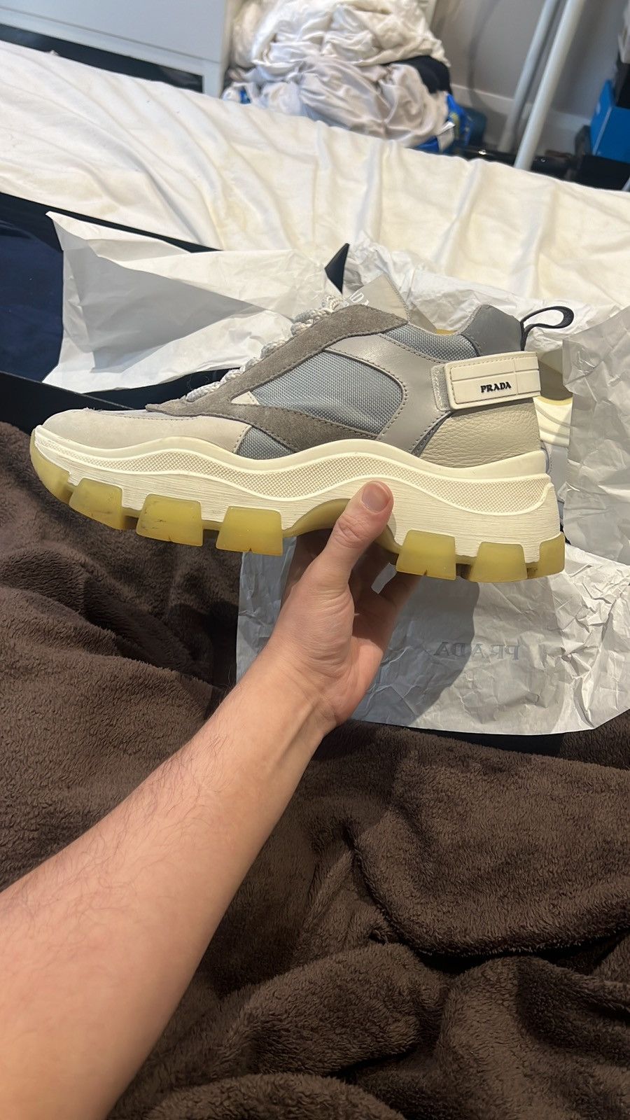 Prada Ultra Rare ‘Centaurus’ Pegasus Chunky Sole Sneakers Size US 11 / EU 44 - 1 Thumbnail