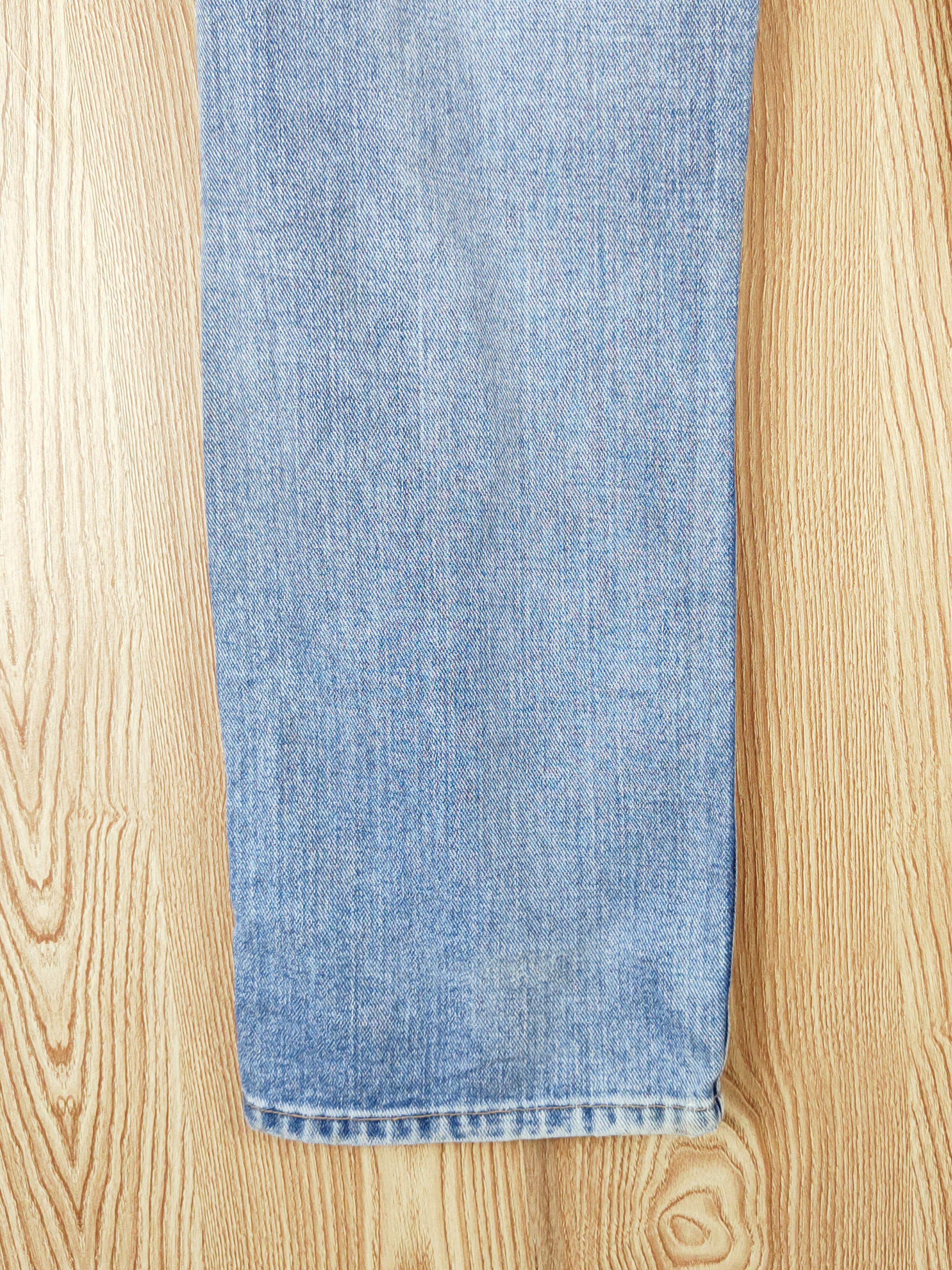 Japanese Brand Lee vintage blue Distressed Ripped Jeans #W652 Size US 32 / EU 48 - 9 Thumbnail