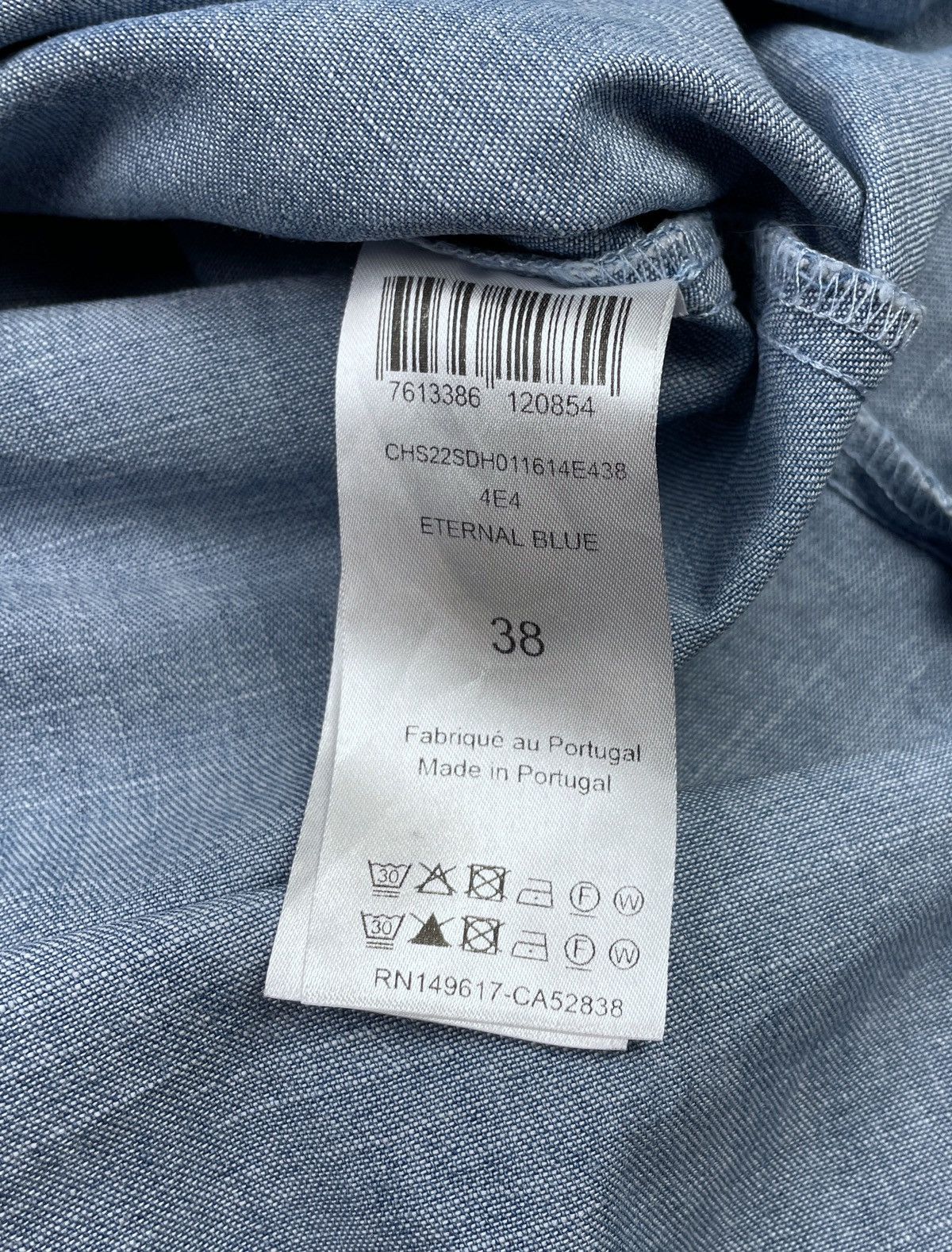 See by Chloe See By Chloe Frill Collar Denim Shirt Eternal LS Size 38 Size S / US 4 / IT 40 - 12 Thumbnail