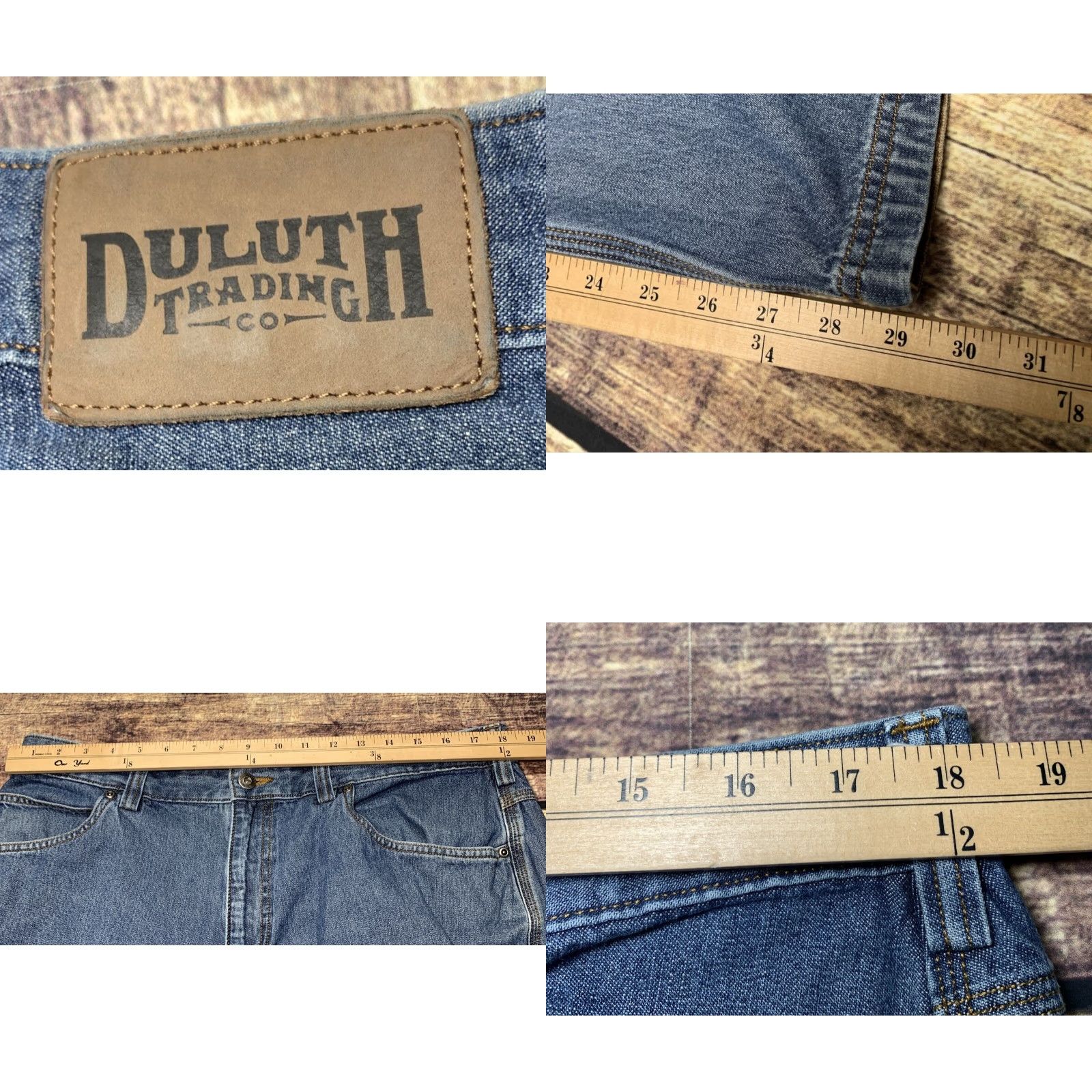 CO Duluth Trading Co Mens Blue Denim Cotton 5 Pocket Jeans Regular Fit 38X30 36X29 Inseam 29 Color Blue Size 38 Jeans Mens Trend 90s? Size US 38 / EU 54 - 8 Thumbnail