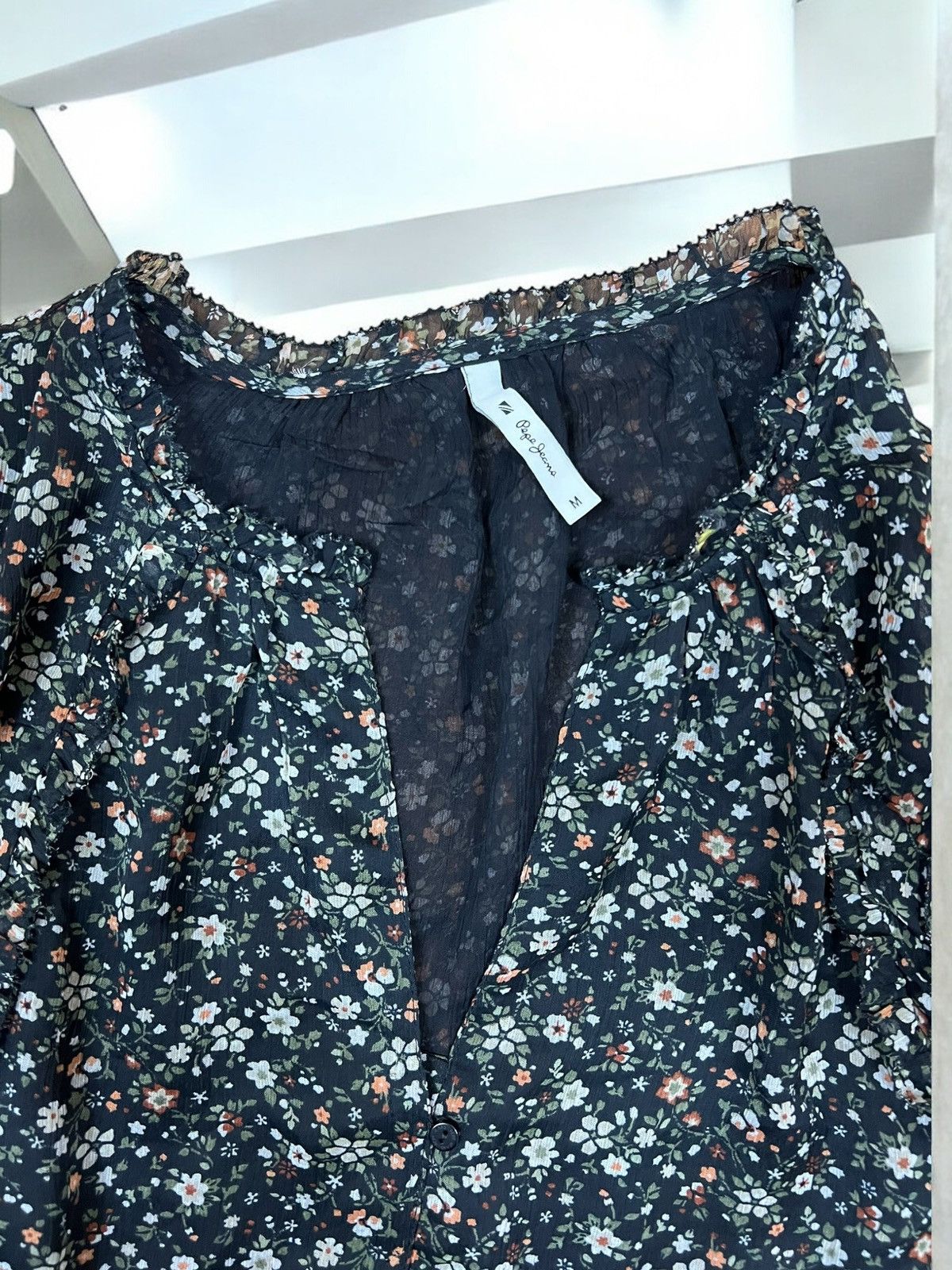 Pepe Jeans Pepe Jeans floral short sleeve blouse size M Size M / US 6-8 / IT 42-44 - 5 Thumbnail