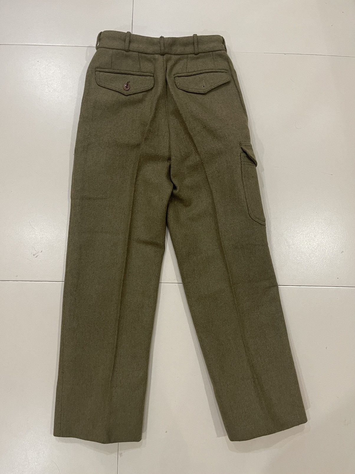 Valentino TRUE VINTAGE HEAVY WOOL PANTS BEIGE VALENTINO Size US 26 / EU 42 - 5 Thumbnail