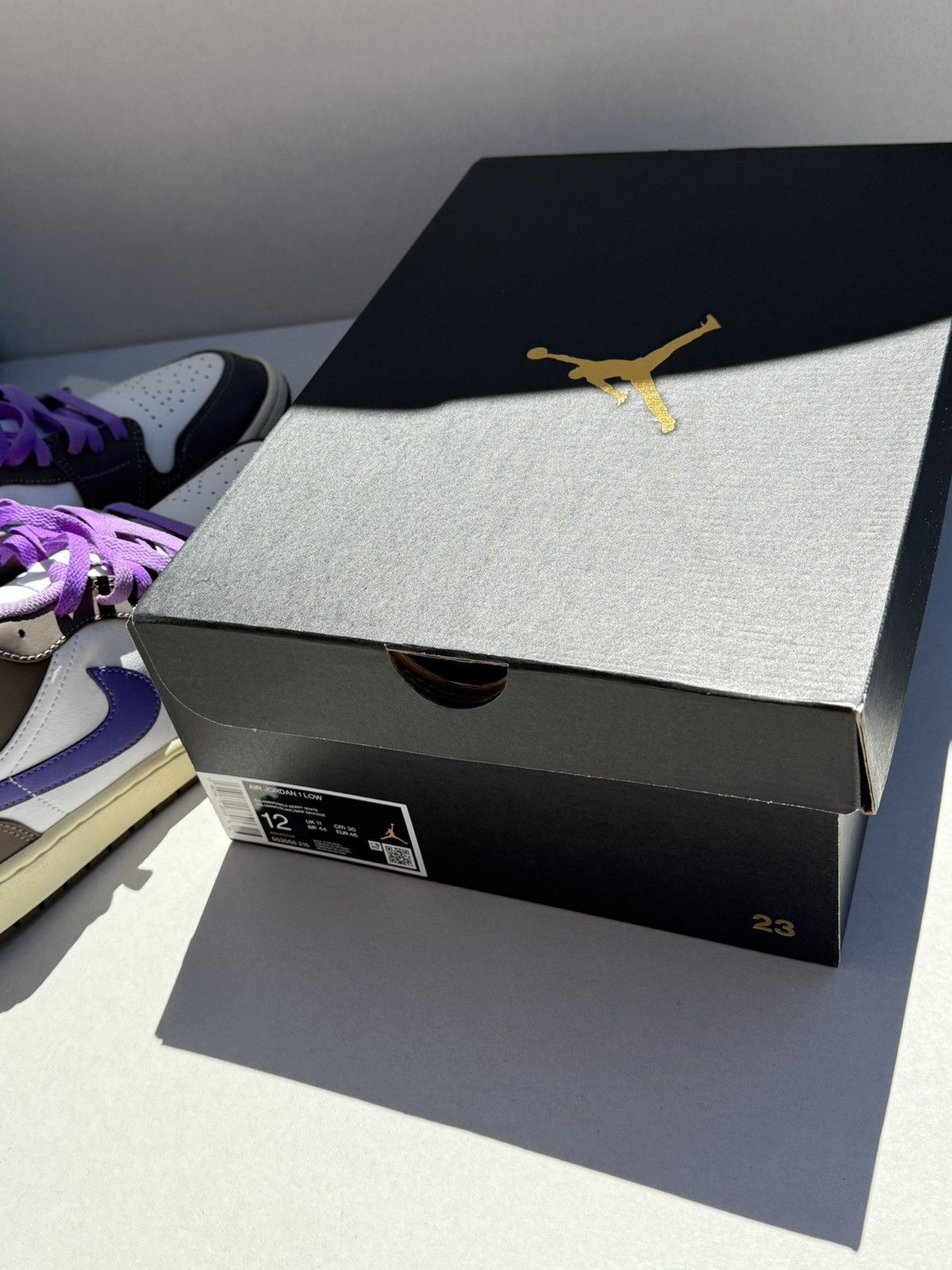 Jordan Brand (new+box) Custom Air Jordan 1 Low Men Sz 12 US (sun-dried) Size US 12 / EU 45 - 2 Thumbnail