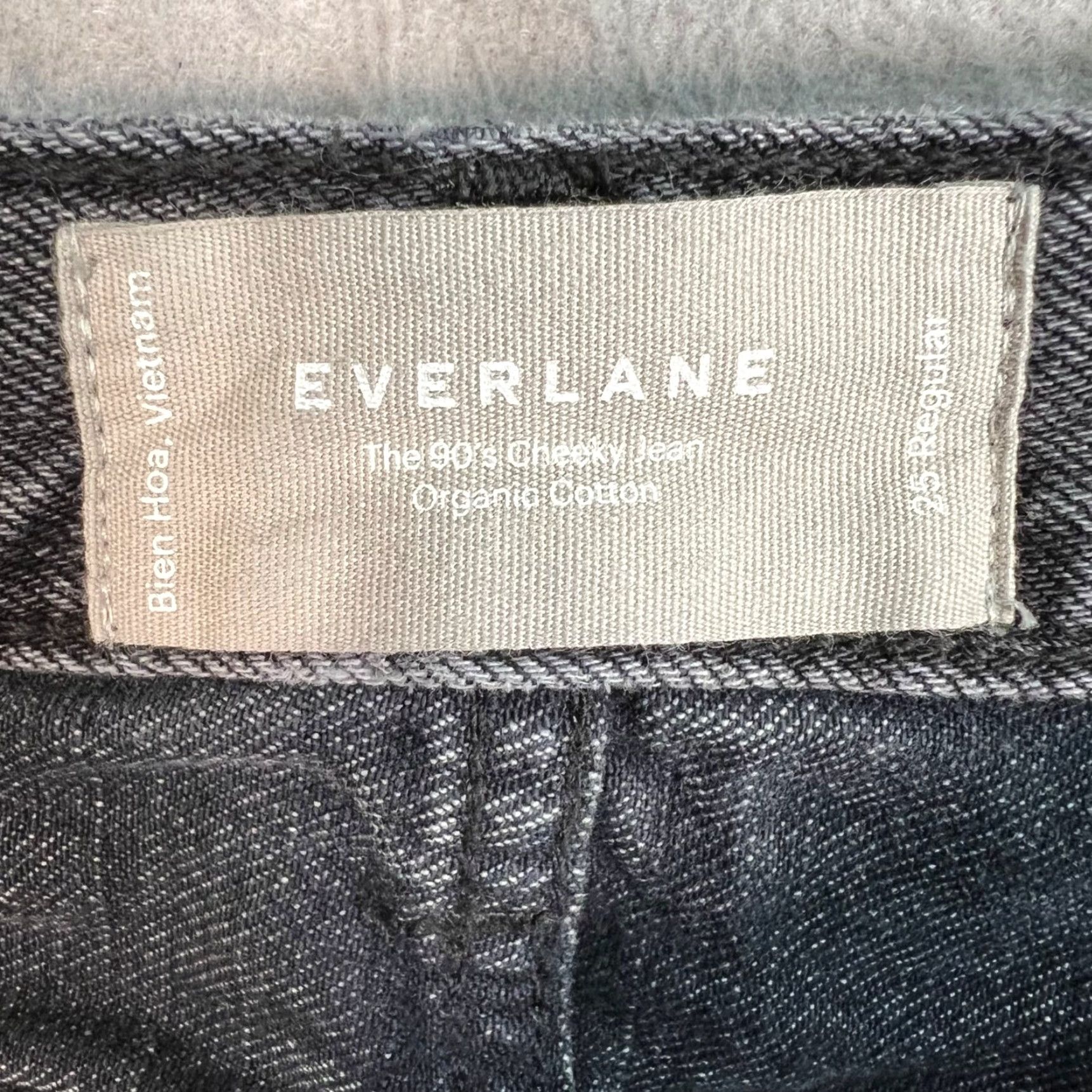 Everlane Everlane Jeans 25 Gray Denim 90s Organic Cotton High Rise Womens Tapered Modern Vintage 90s Mens Womens Boys Girls Size 42" / US 20 - 3 Thumbnail