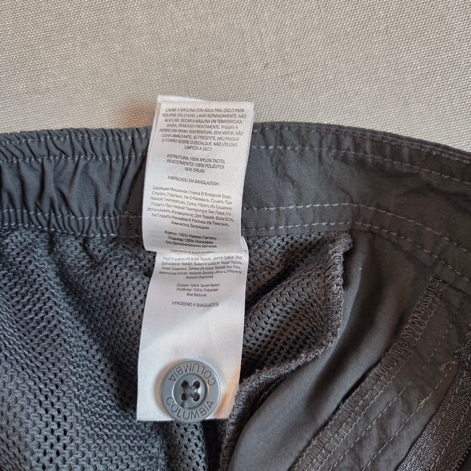 Columbia columbia omnishade nylon hiking pants mens 36x30 gray Size US 36 / EU 52 - 11 Thumbnail