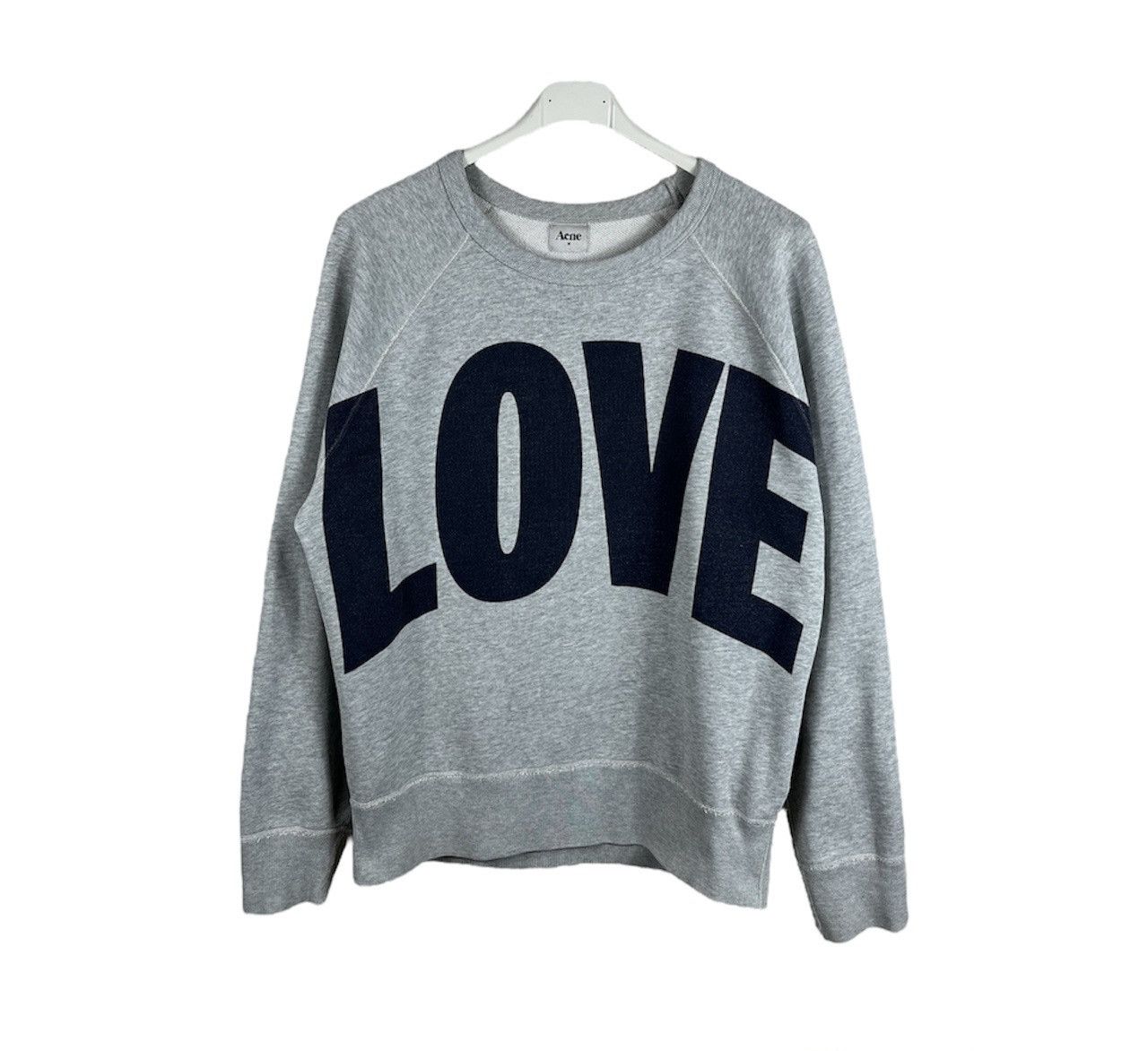 Acne Studios Acne Studios college love AW12 sweatshirt spellout y2k logo Size US M / EU 48-50 / 2 - 1 Thumbnail
