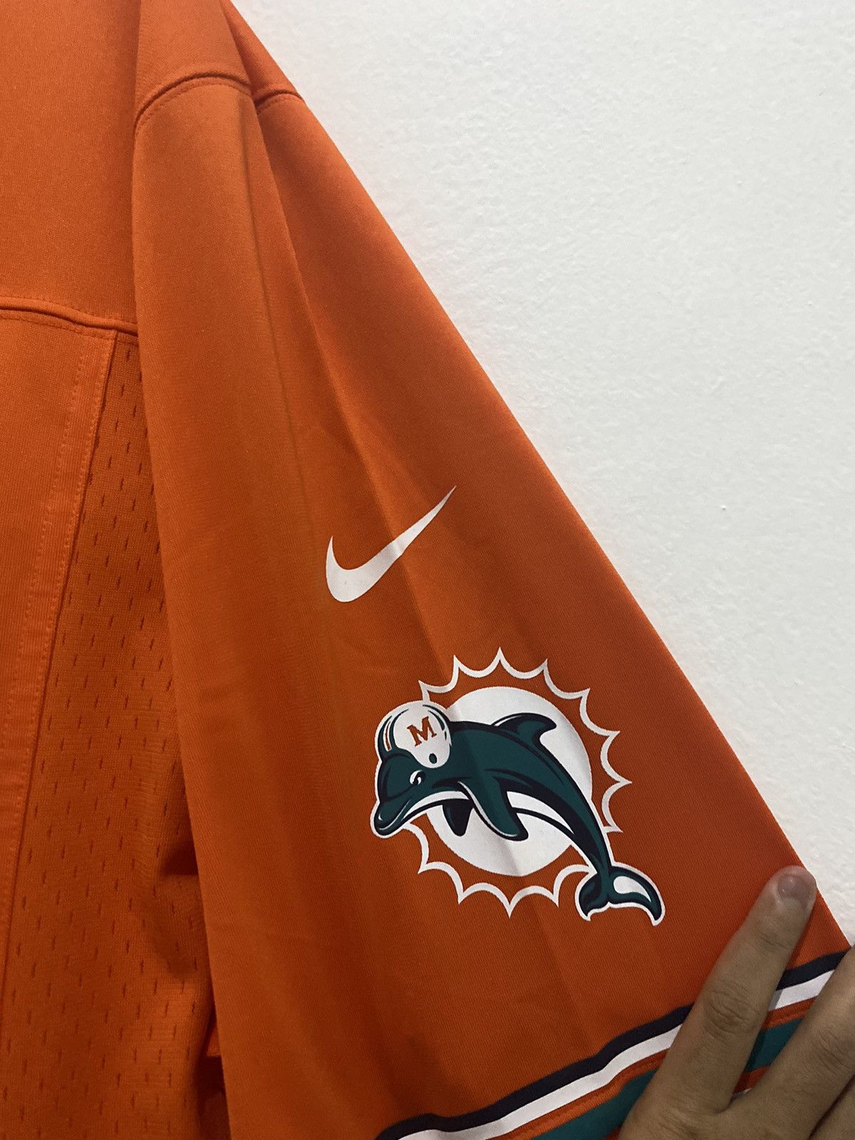 NFL Vintage Nike Miami Dolphins NFL Orange Jersey XXL Size US XL / EU 56 / 4 - 5 Thumbnail