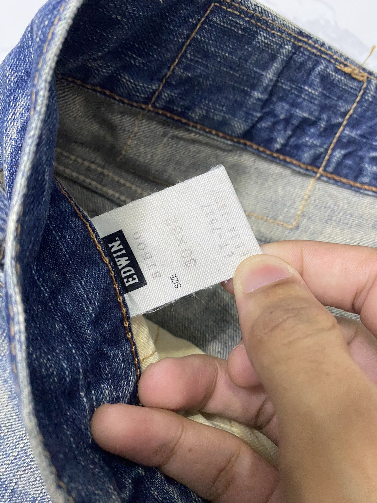 Edwin 🔥FLARE JEANS EDWIN 503 BLUE TRIP DISTRESSED DENIM JEANS Size US 32 / EU 48 - 9 Thumbnail