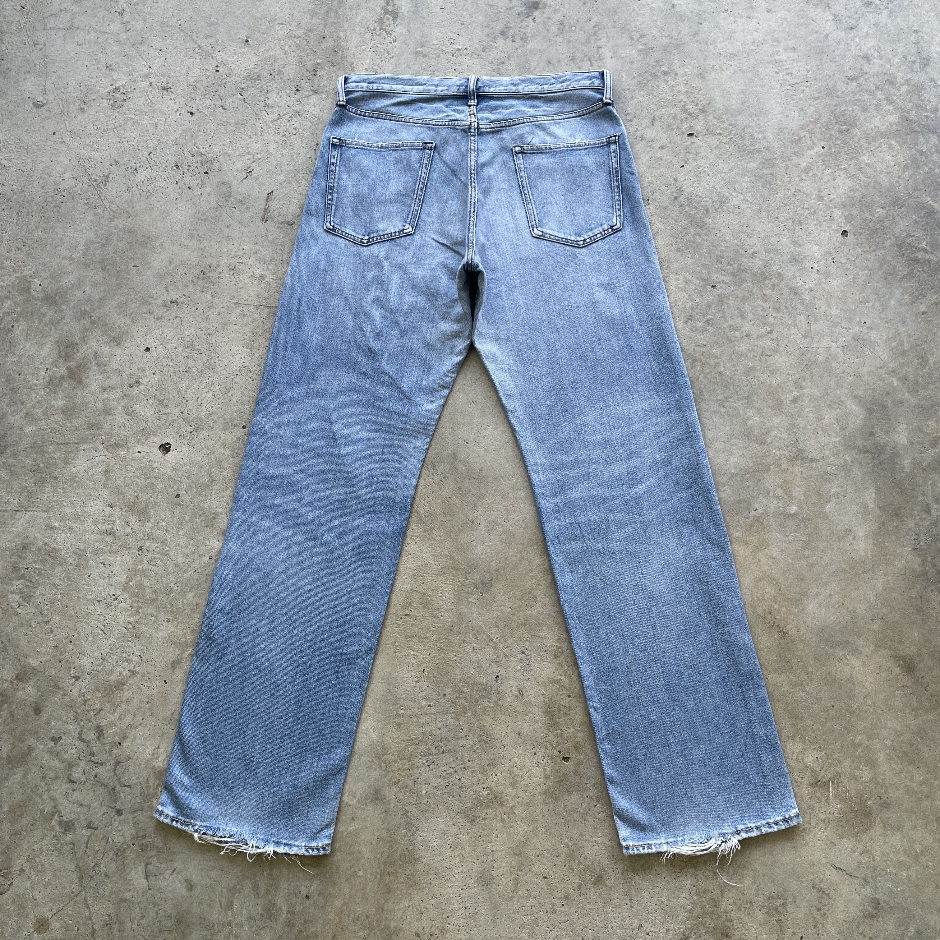 Japanese Brand VINTAGE JAPANESE DISTRESSED WASH DENIM FADED JEANS PANTS W32 Size US 32 / EU 48 - 10 Thumbnail
