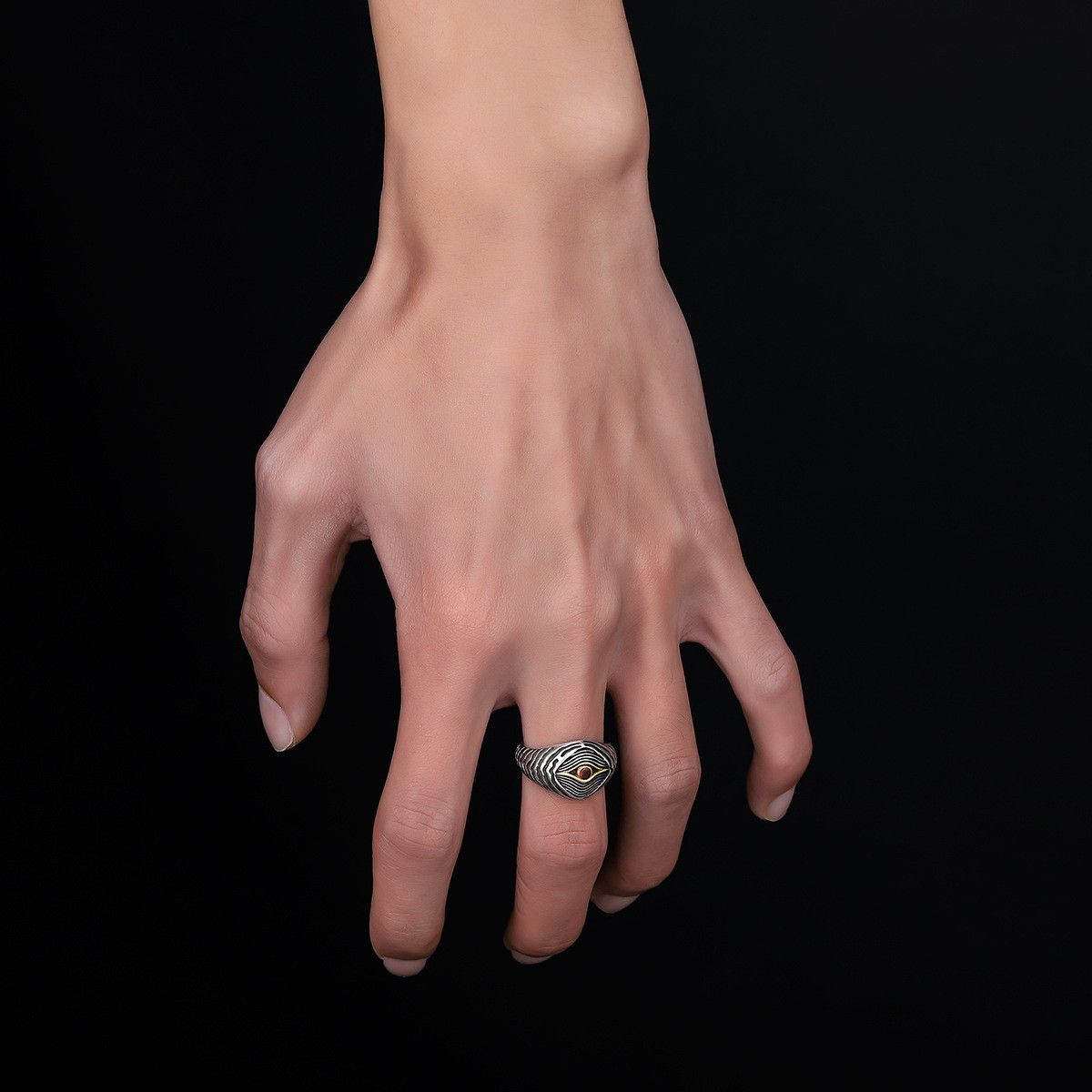 Jewelry Matchless Jewelry Rings Open Size Chrome Ring (Size 7-13) Size ONE SIZE - 2 Thumbnail