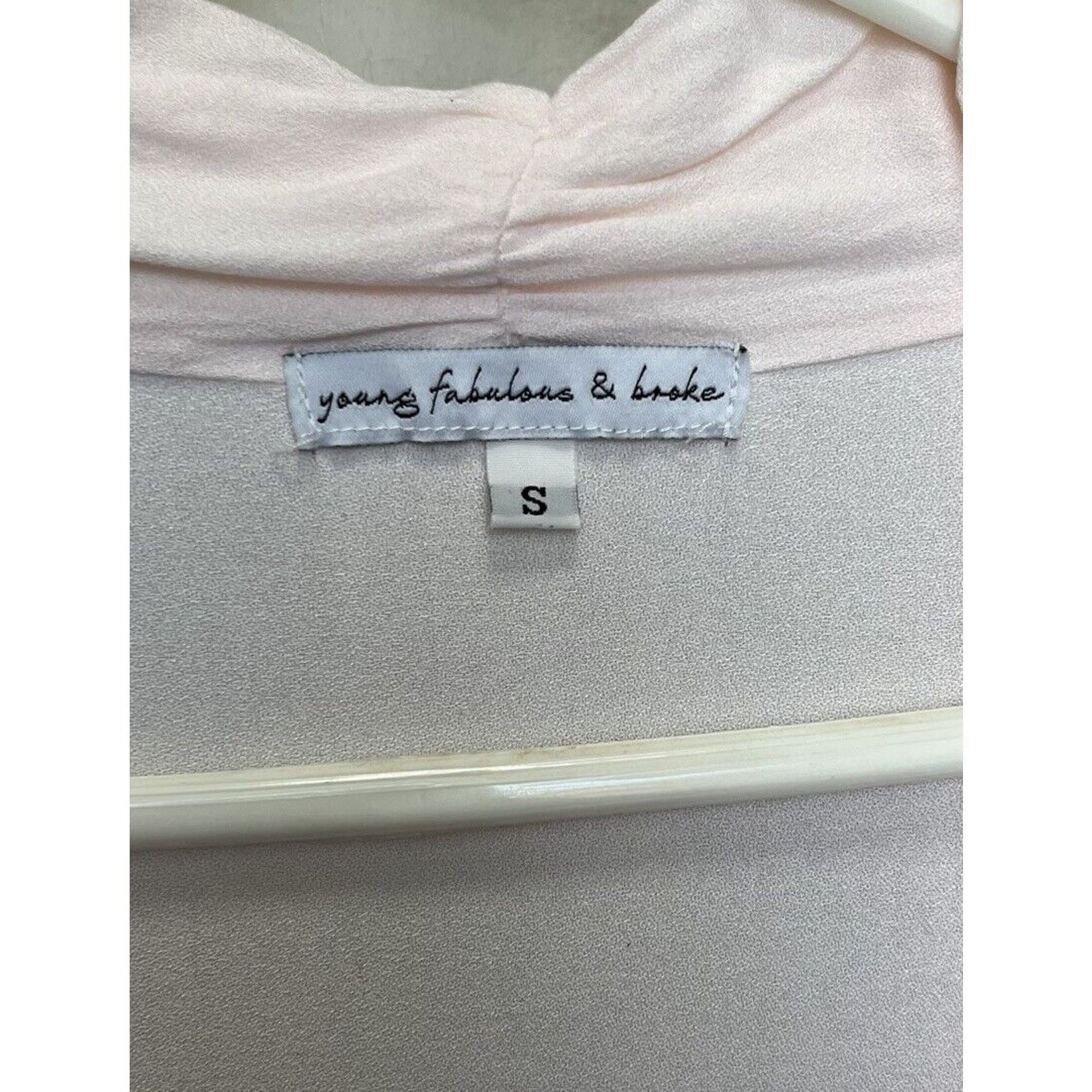 Young Fabulous & Broke Young Fabulous & Broke | Tie Front Top Ombré Dip Dye Pink Size S / US 4 / IT 40 - 3 Thumbnail