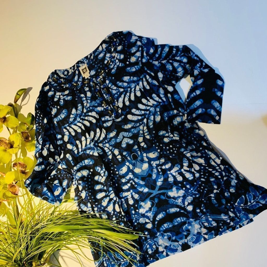 Anne Klein Anne Klein Blue top size M Size M / US 6-8 / IT 42-44 - 1 Thumbnail