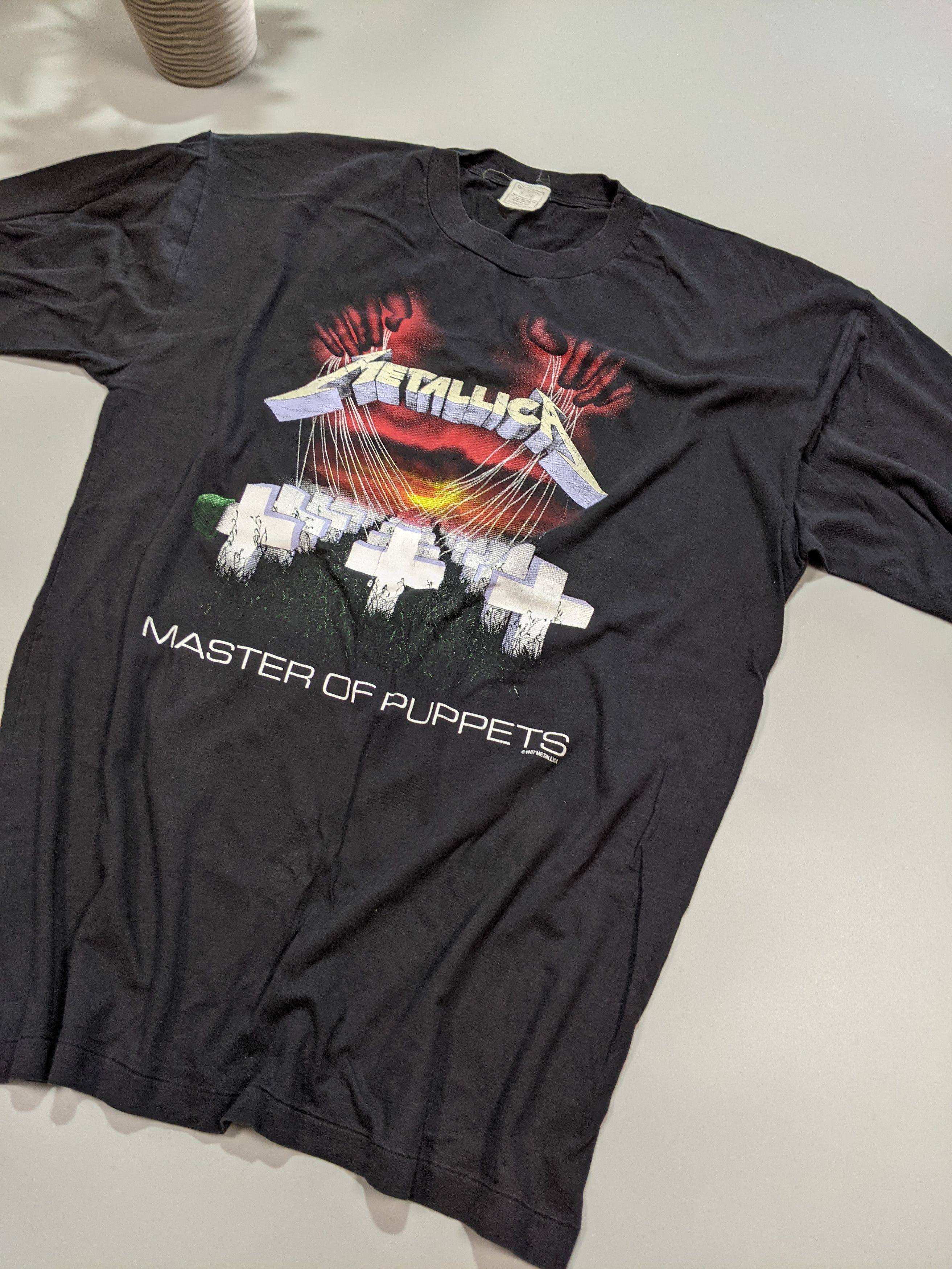 Metallica × Vintage Vintage 1987 Metallica Master of Puppets T-Shirt Size XL Size US XL / EU 56 / 4 - 3 Thumbnail
