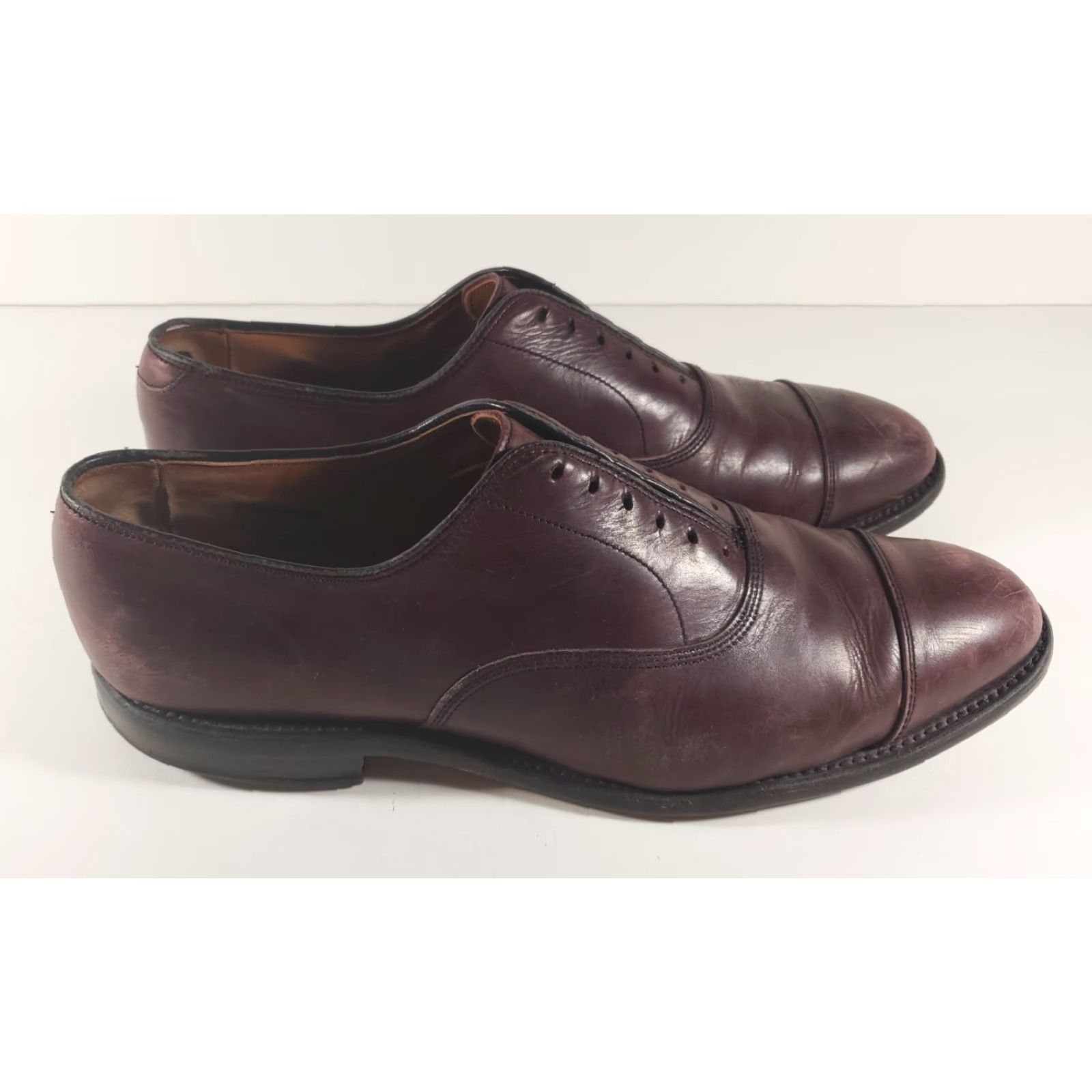 Allen Edmonds Allen Edmonds Park Avenue Cap-toe Oxford Dress Shoe Dark Chili Calfskin 11.5 D Mens Shoes Brown Oxford Cap Toe Dress Shoe Park Avenue 11.5 D Mens Size US L / EU 52-54 / 3 - 5 Thumbnail