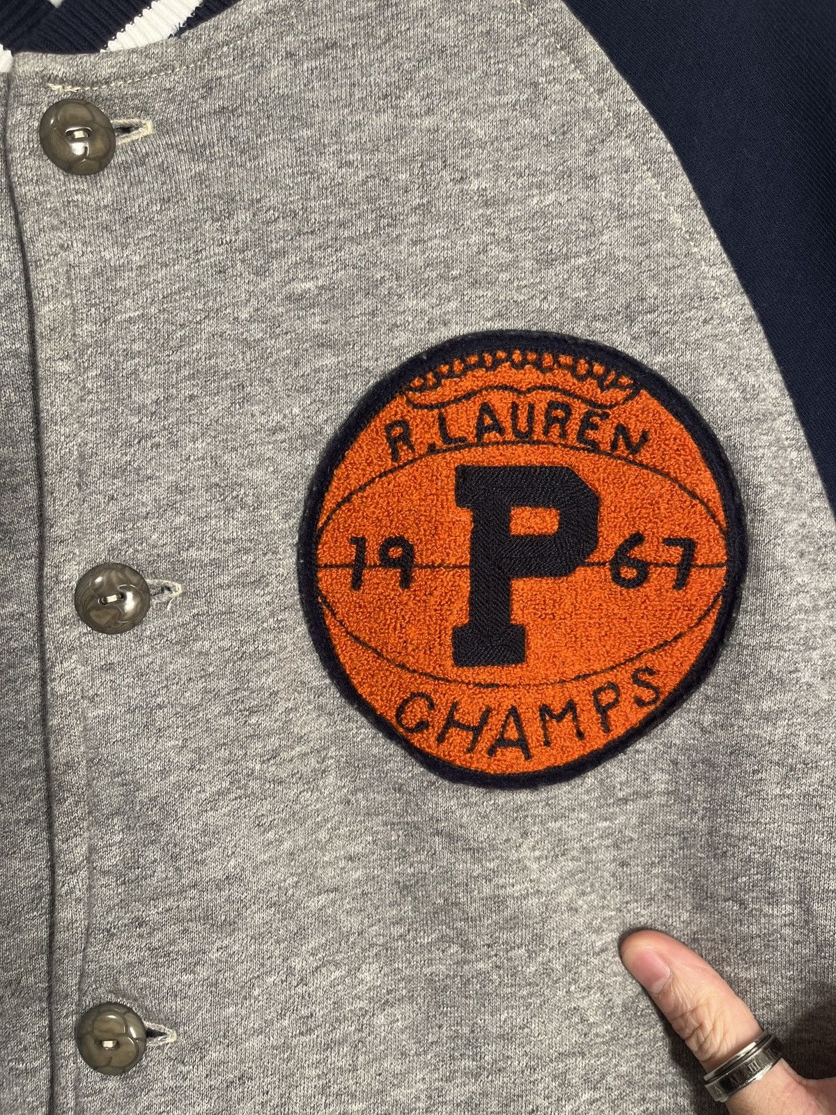 Polo Ralph Lauren Polo Ralph Lauren eastern league champ tigers varsity jacket Size US L / EU 52-54 / 3 - 3 Thumbnail