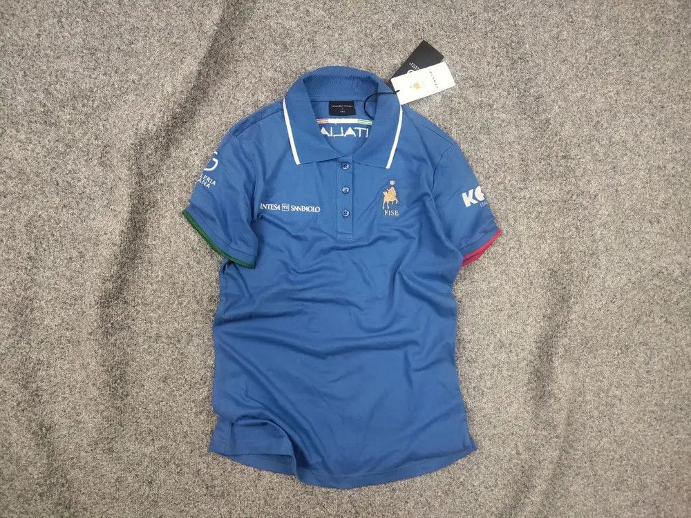 Vintage New Cavalleria Toscana x Fise Polo Donna Italia Logo Shirt Size M / US 6-8 / IT 42-44 - 1 Thumbnail