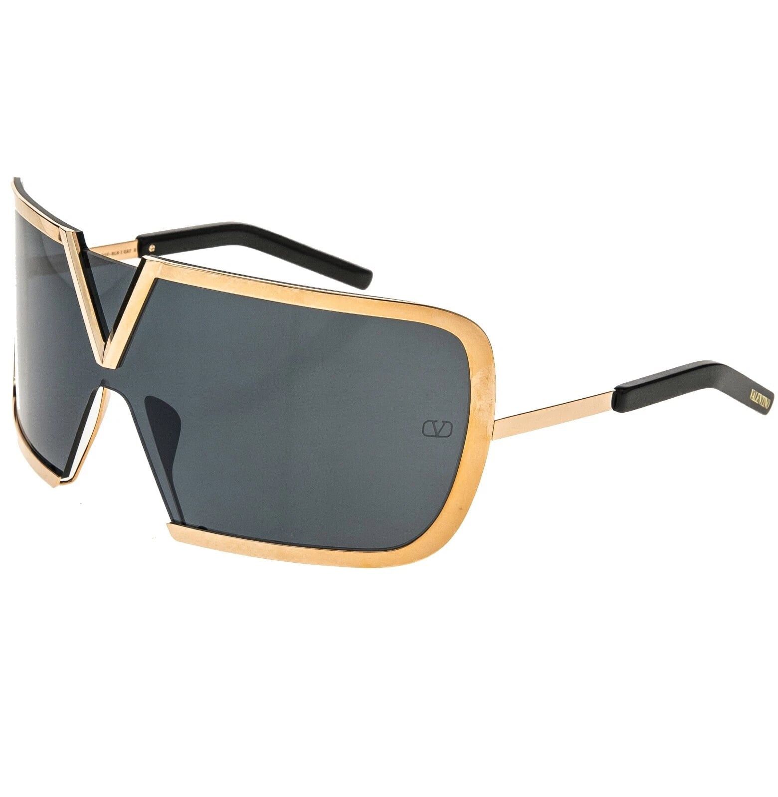 Valentino VALENTINO V Romask VLS120 Gold Titanium Black Mask VLS 120A Size ONE SIZE - 8 Thumbnail