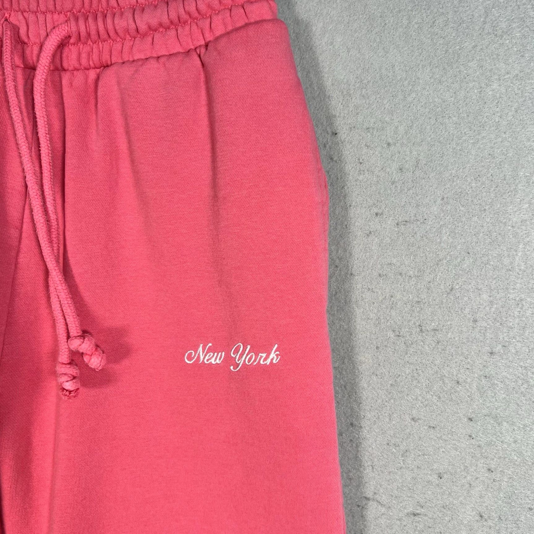 Zara ZARA Athletic Sweatpants Women's Small Pink Drawstring Pocket Activewear Size 24" / US 00 / IT 34 - 6 Thumbnail
