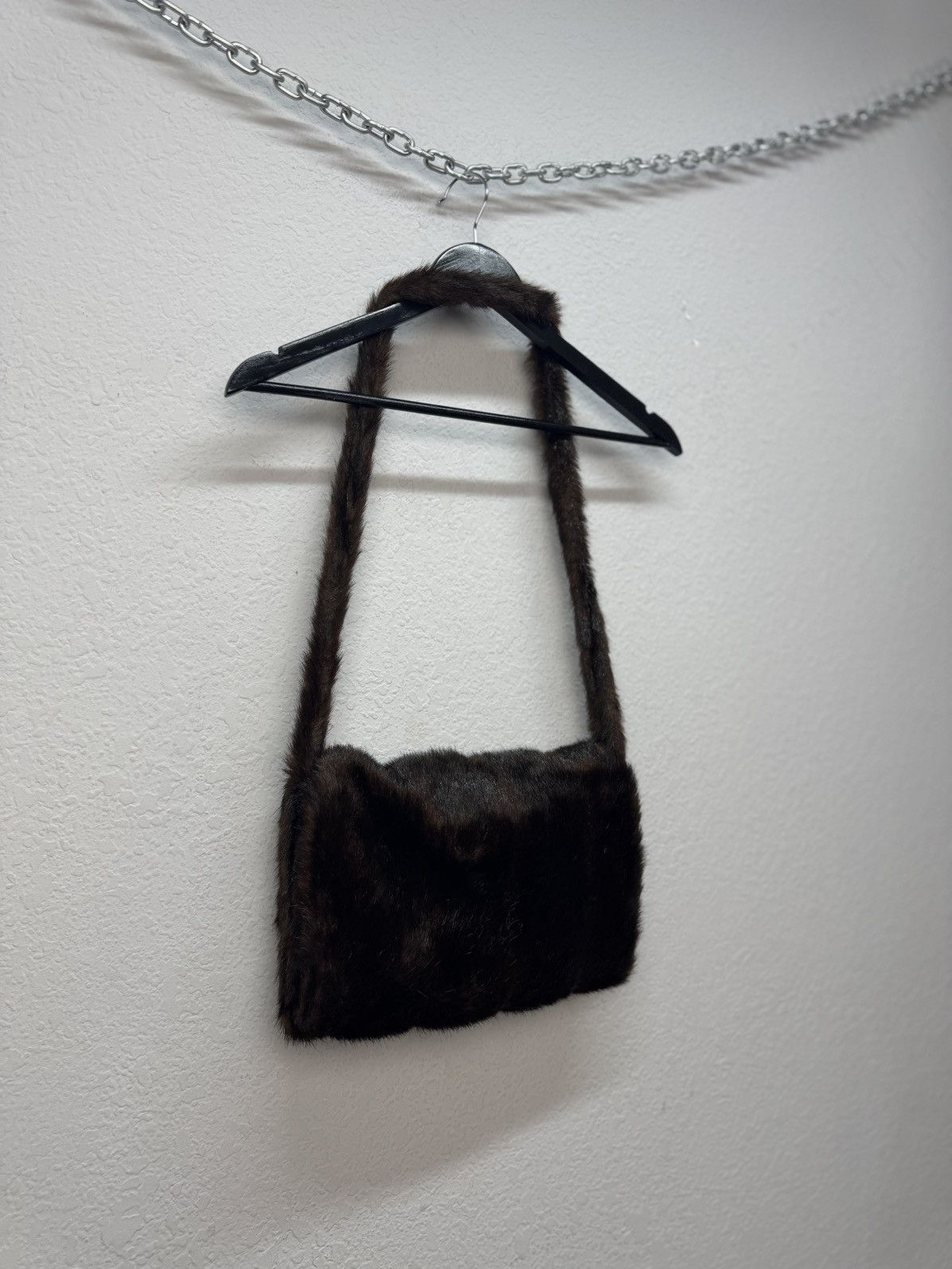 If Six Was Nine Vintage Hysteric Glamour Style Fur Rabbit Opium Bag Gothic Size ONE SIZE - 12 Thumbnail