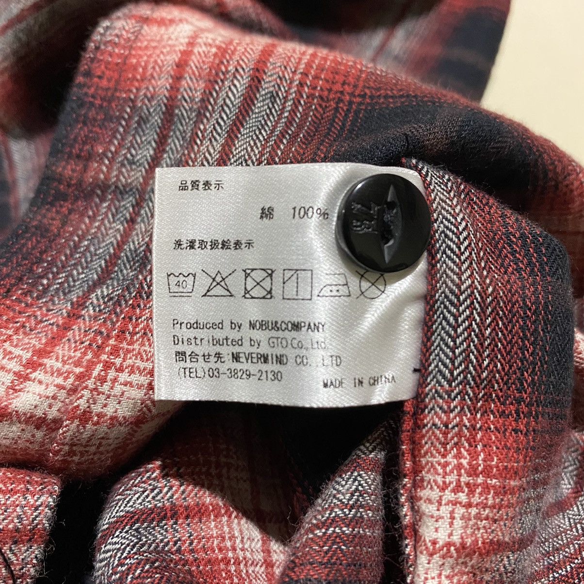 Vanson Leathers Vintage VANSON LEATHERS x T.F.O.A Flannel Shirt Button Ups Size US L / EU 52-54 / 3 - 10 Thumbnail