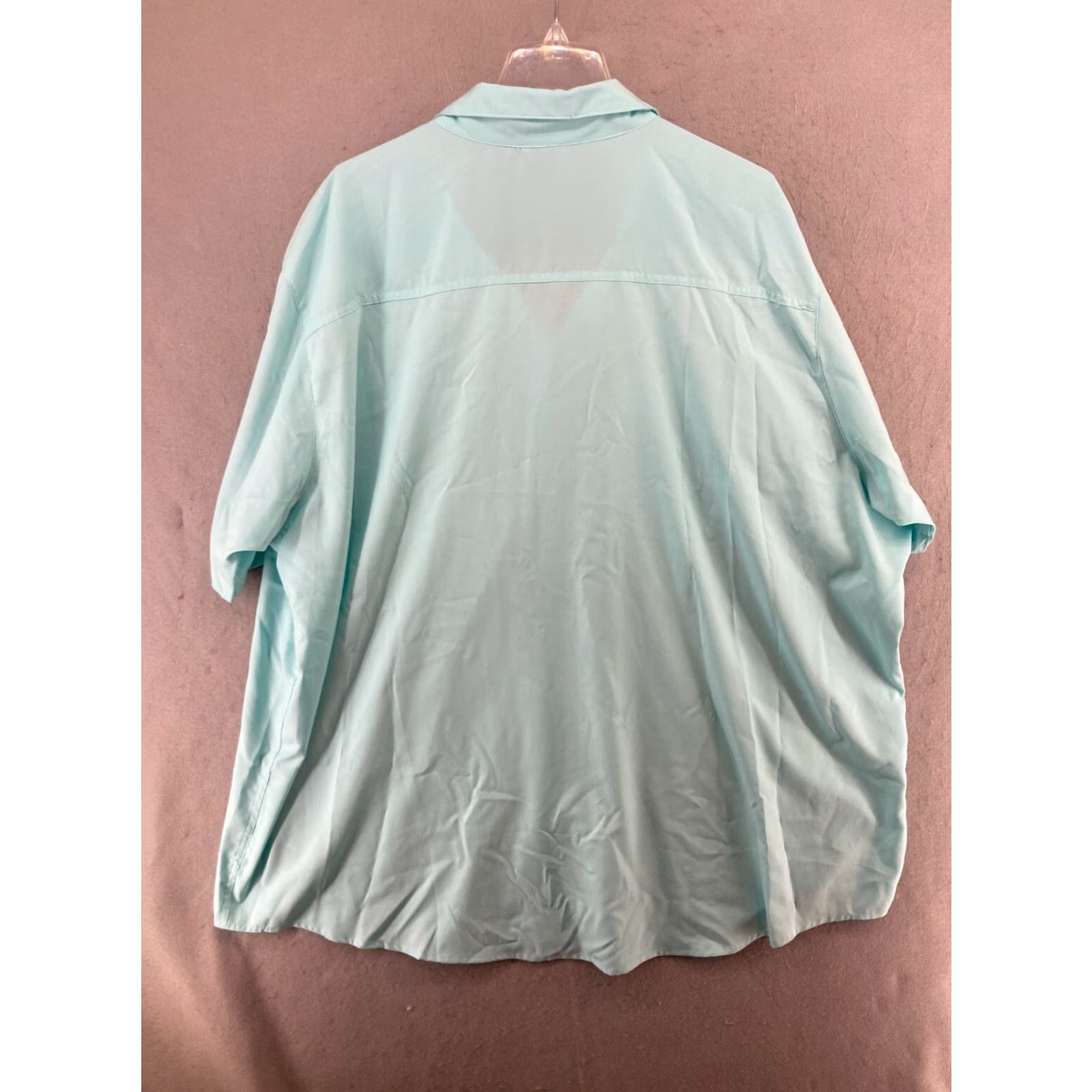 Vintage Columbia Men’s Shirt 4XL Blue Outdoor Fishing Shirt (Button-Up, Collared, Short Sleeve) - Outdoor, Casual, TravelMens Size US XXL / EU 58 / 5 - 7 Thumbnail