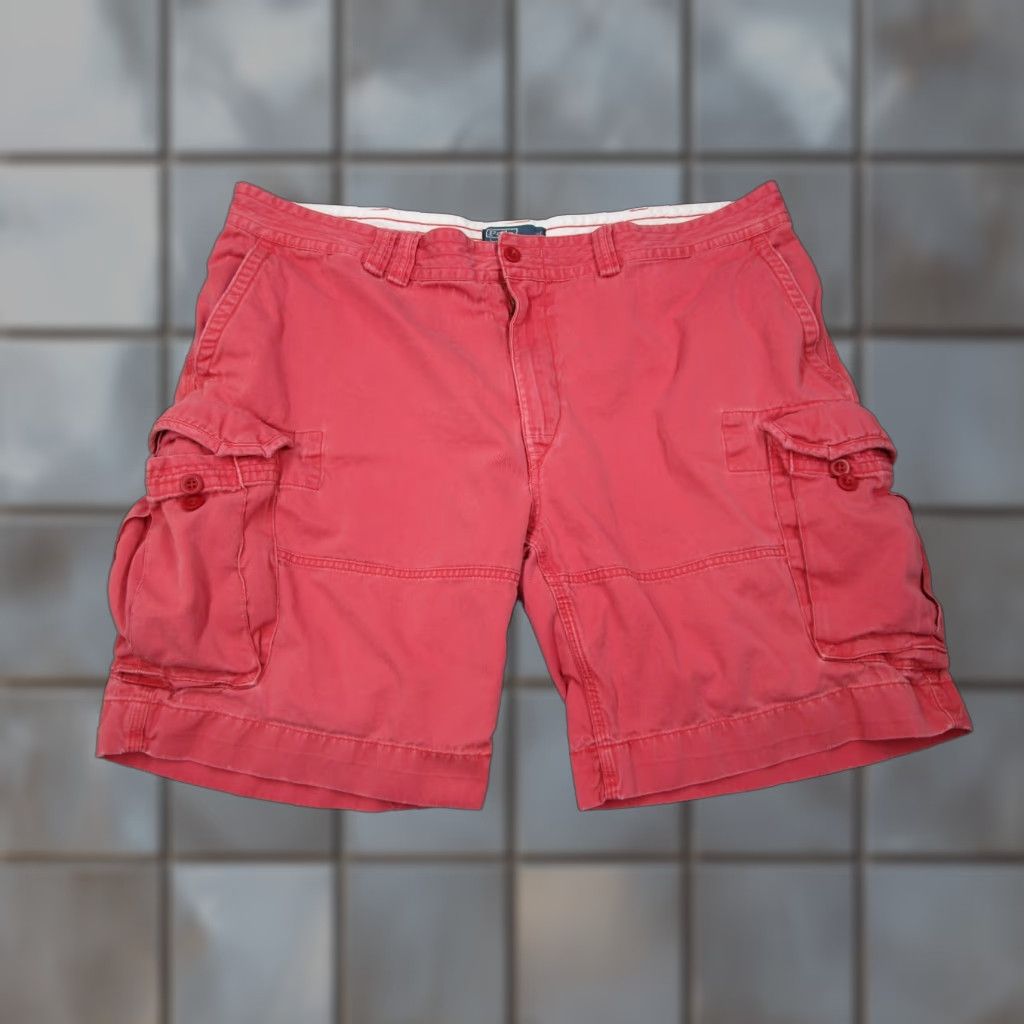 Polo Ralph Lauren VINTAGE Polo Ralph Lauren Shorts Mens 46 Big Red Cargo Chino 9" Military Skate Size US XXL / EU 58 / 5 - 1 Thumbnail
