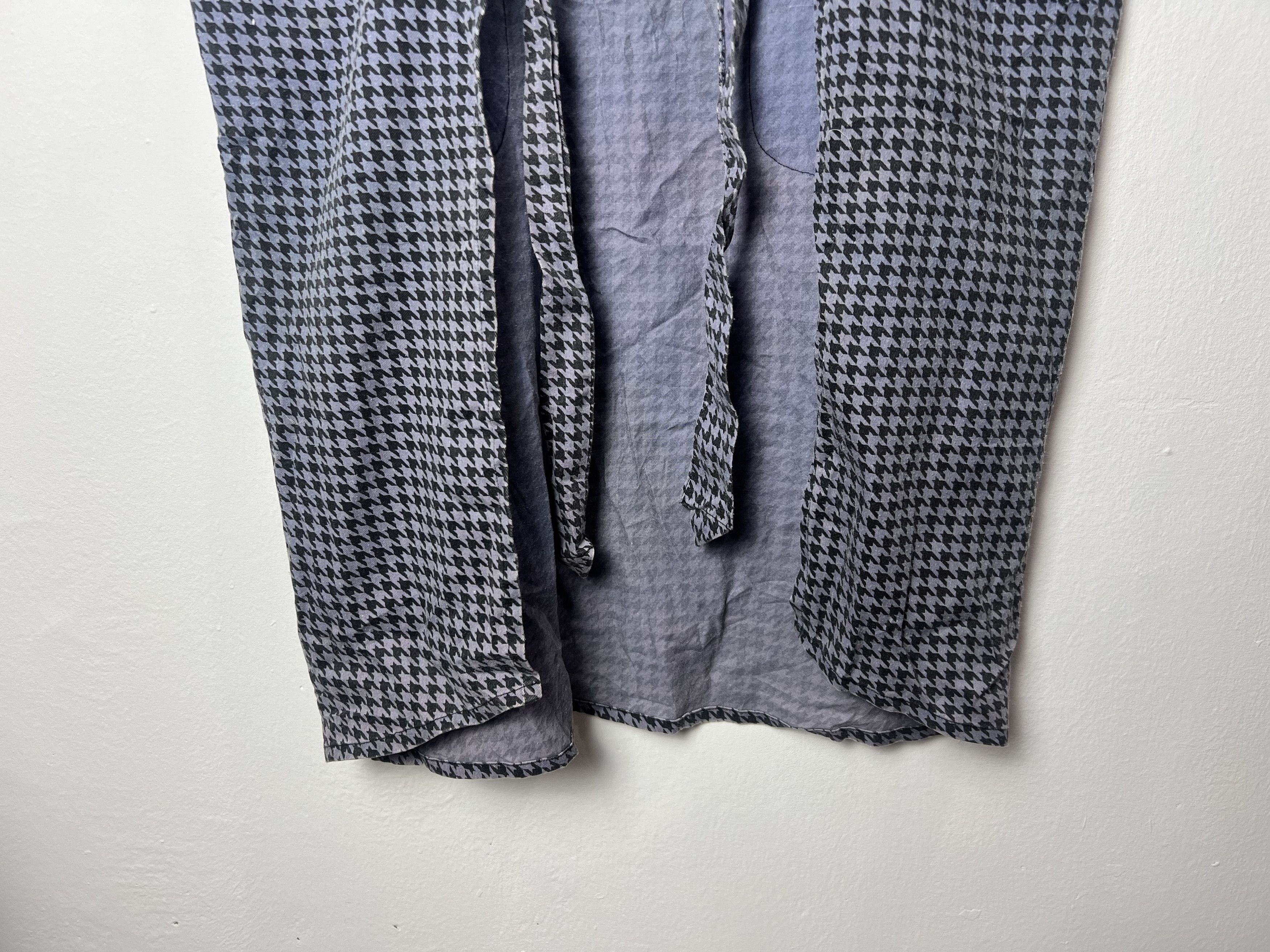 Vintage Pinafore Dress Dogtooth Dress Size ONE SIZE - 7 Thumbnail