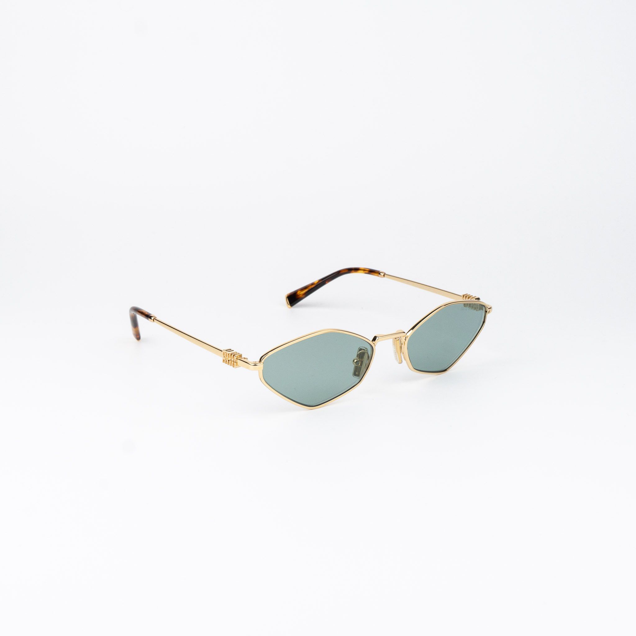 Miu Miu Miu Miu REGARD Women Sunglasses MU56ZS 5AK04M NEW AUTHENTIC Size ONE SIZE - 4 Thumbnail