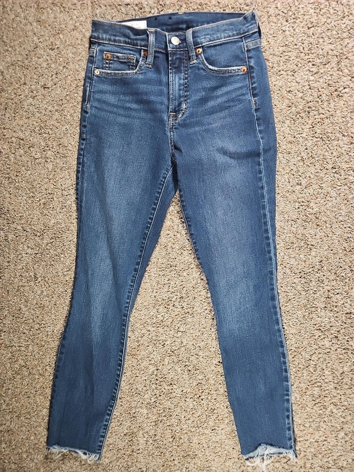 Gap GAP The Skinny High Rise Jeans 25/0R Size 25" / US 0 / IT 36 - 1 Thumbnail