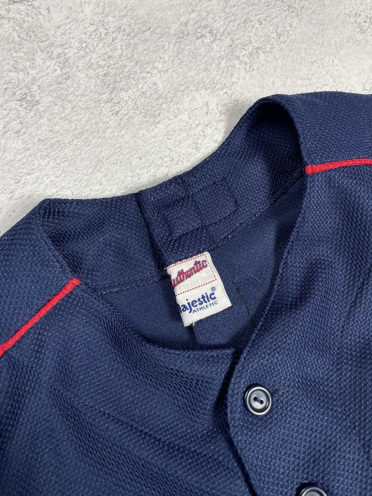 MLB × Majestic × Vintage Majestic DC Washington Nationals Patch Baseball Vntg Jersey Size US XL / EU 56 / 4 - 5 Thumbnail