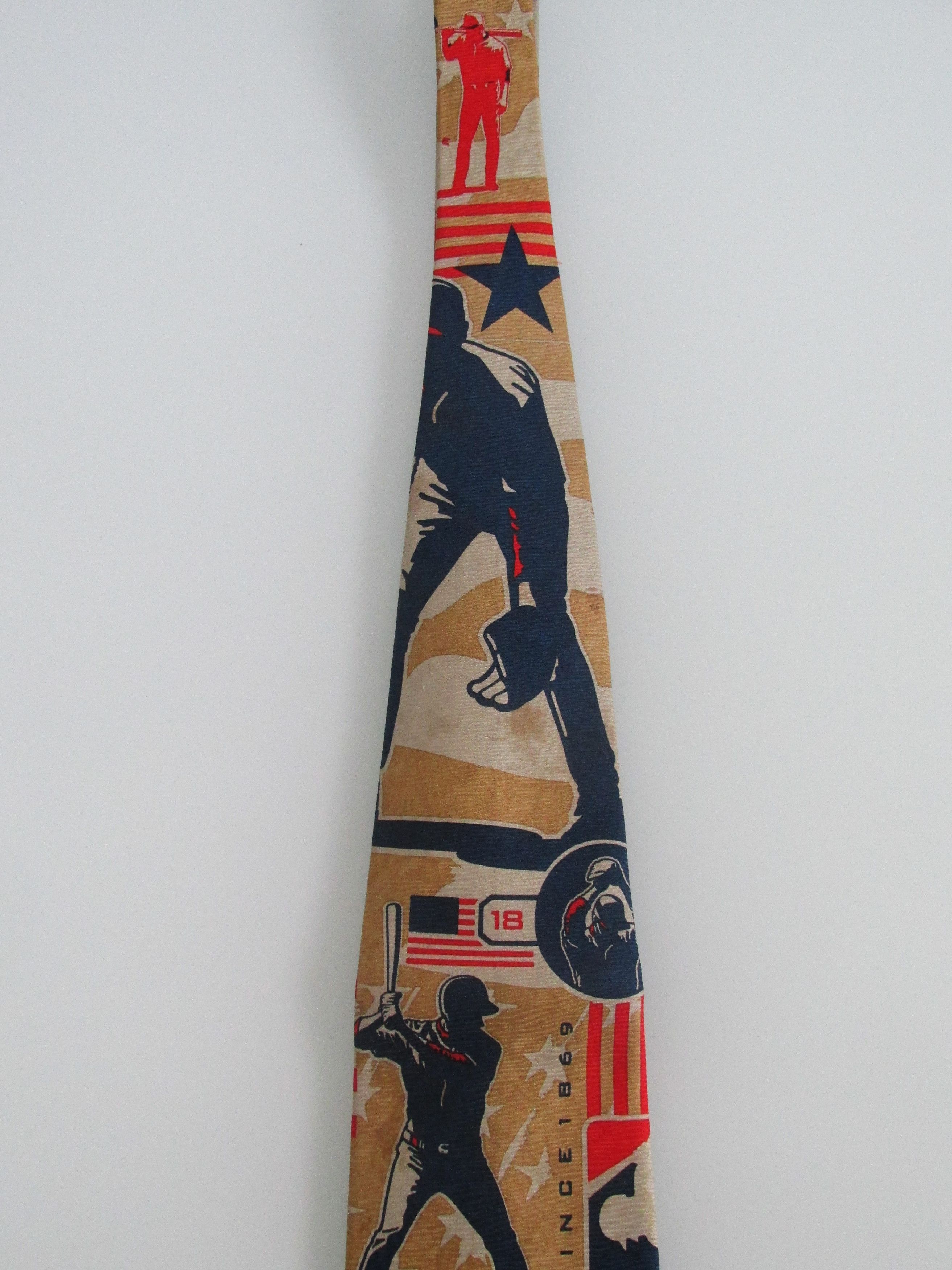 Ralph Marlin MLB Baseball Men's Tie Size ONE SIZE - 3 Thumbnail