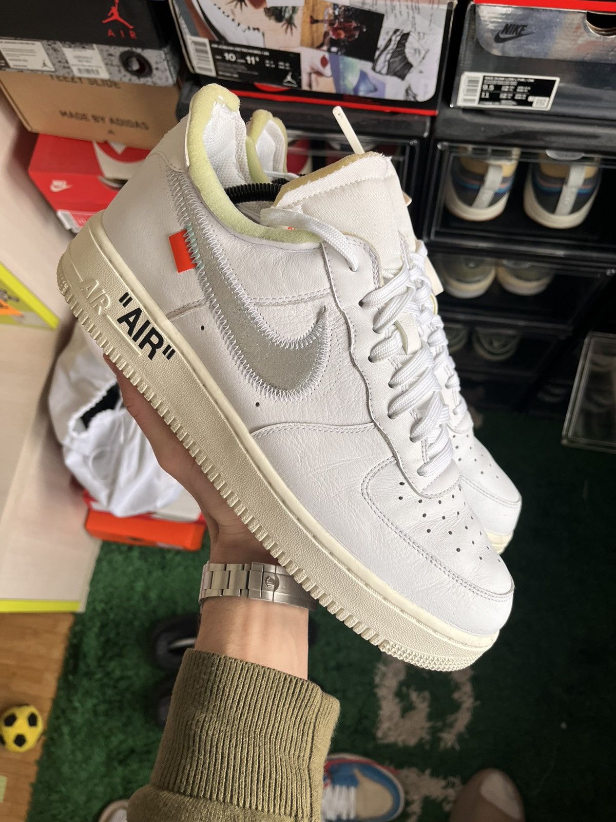 Virgil Abloh Air Force 1 Off-White ComplexCon Size US 10 / EU 43 - 3 Thumbnail