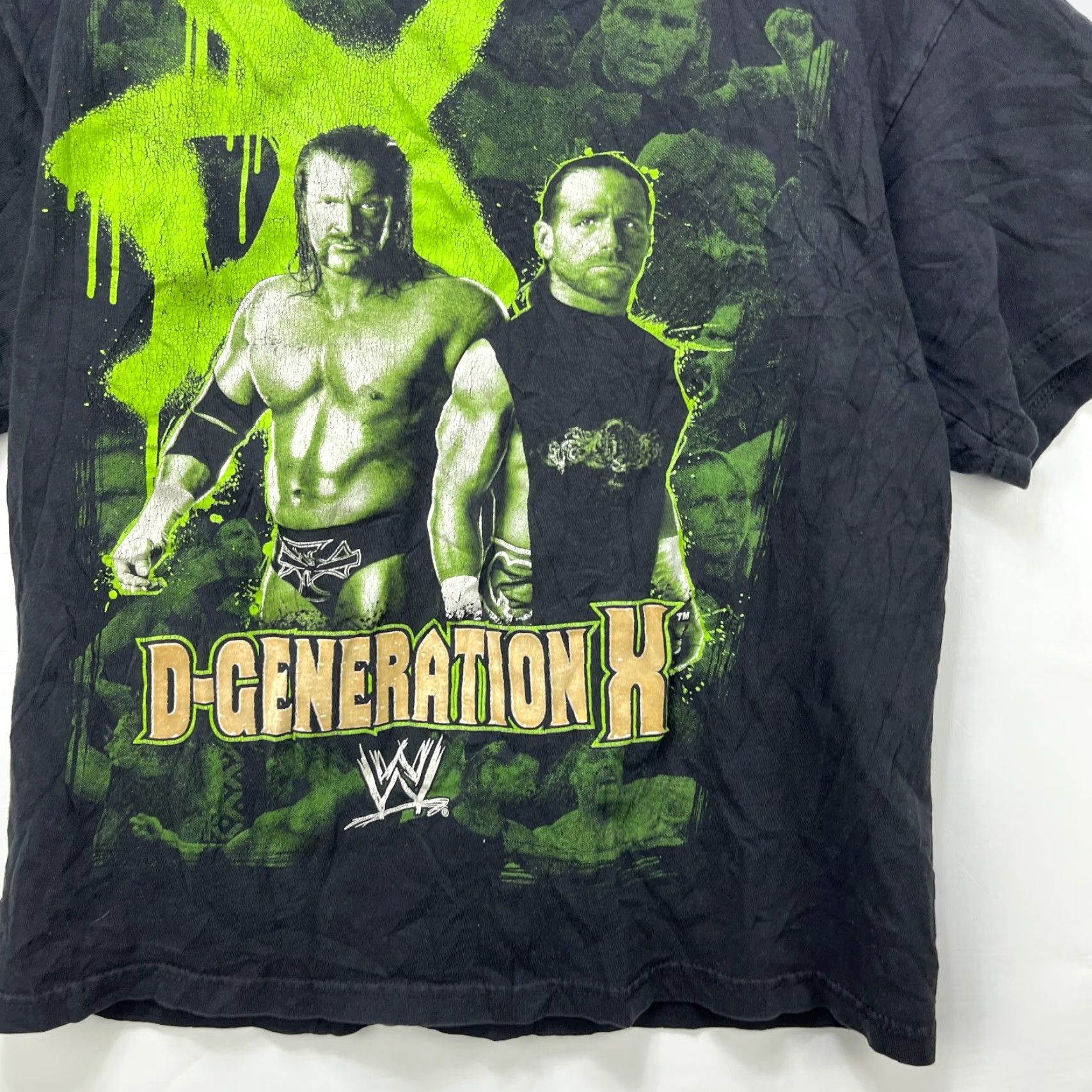 Vintage VINTAGE WWE DX Degeneration X Triple H Shawn Michaels T-Shirt Small Shirt Mens 1990s Black Size US S / EU 44-46 / 1 - 2 Thumbnail