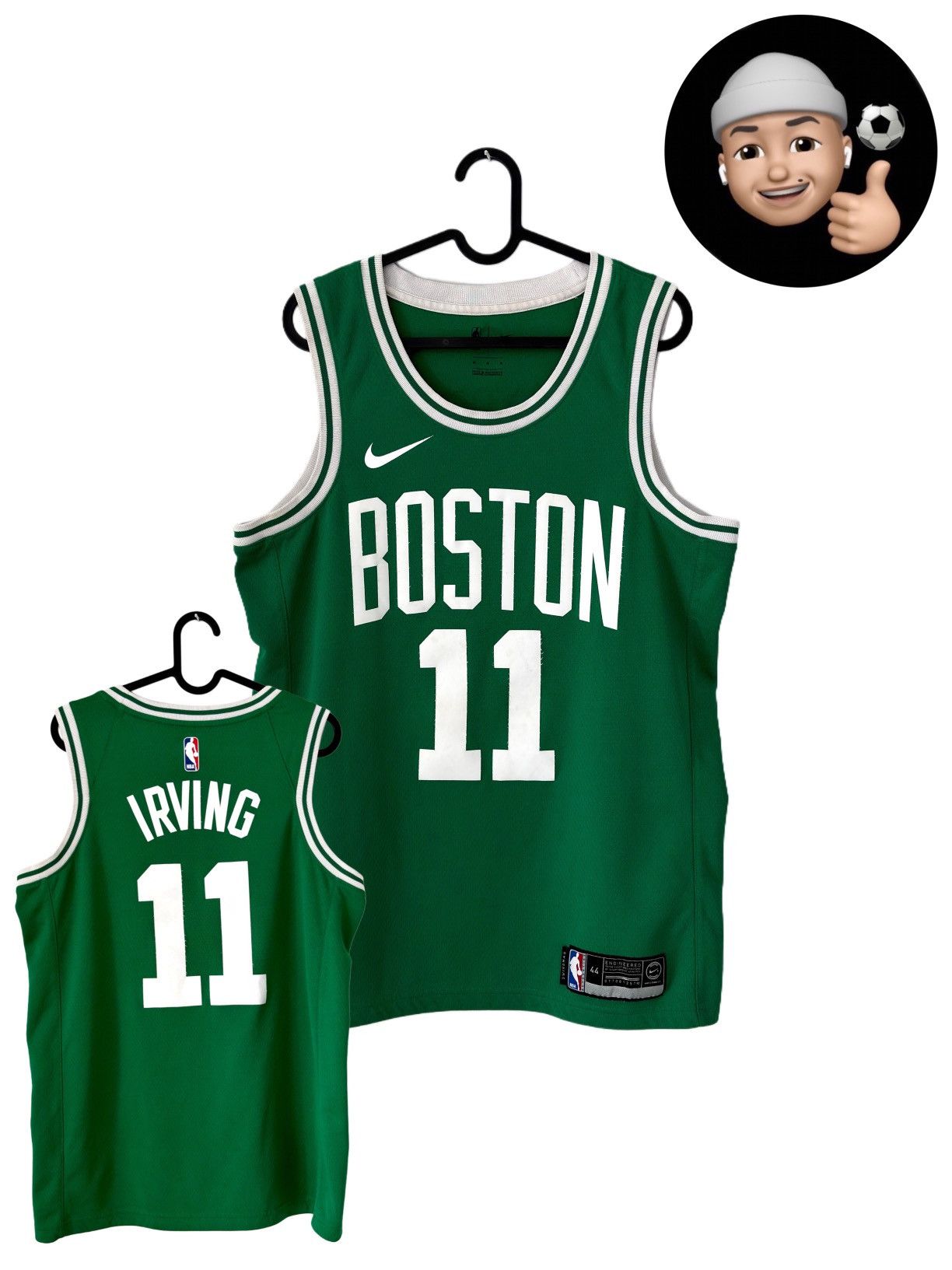 NBA × Nike 2017 Celtics Boston Irving NBA Basketball Jersey Tank Top M Size US M / EU 48-50 / 2 - 1 Thumbnail