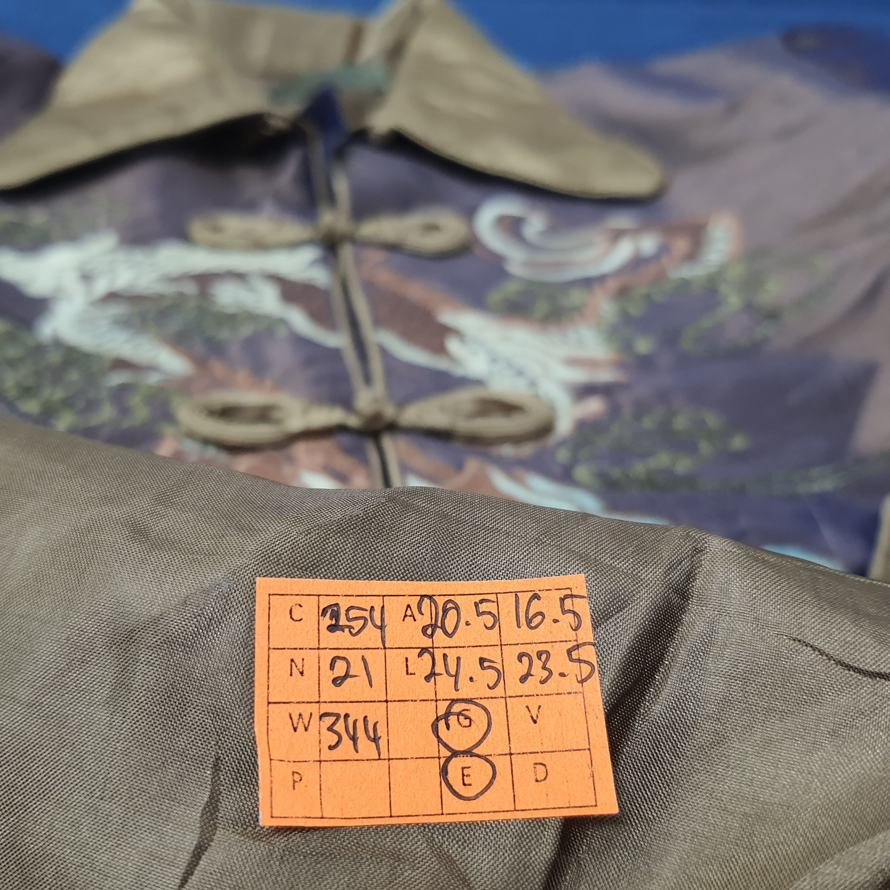 Vintage Vintage Men's Tang Suit Dragon Embroidery Chinese C254N21 Size US S / EU 44-46 / 1 - 7 Thumbnail
