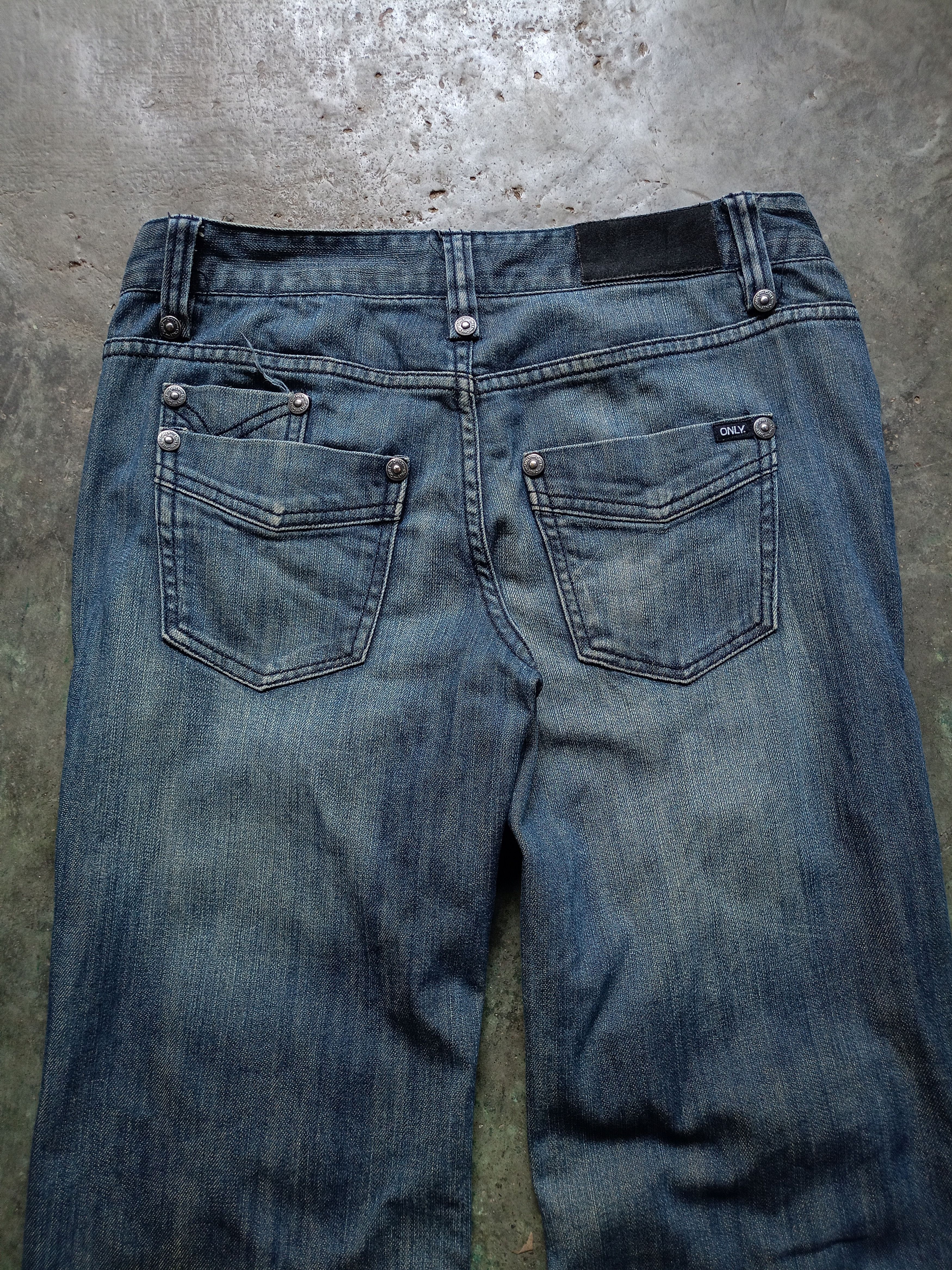 Japanese Brand Only Jeans Flared Denim Pants Size US 31 - 5 Thumbnail