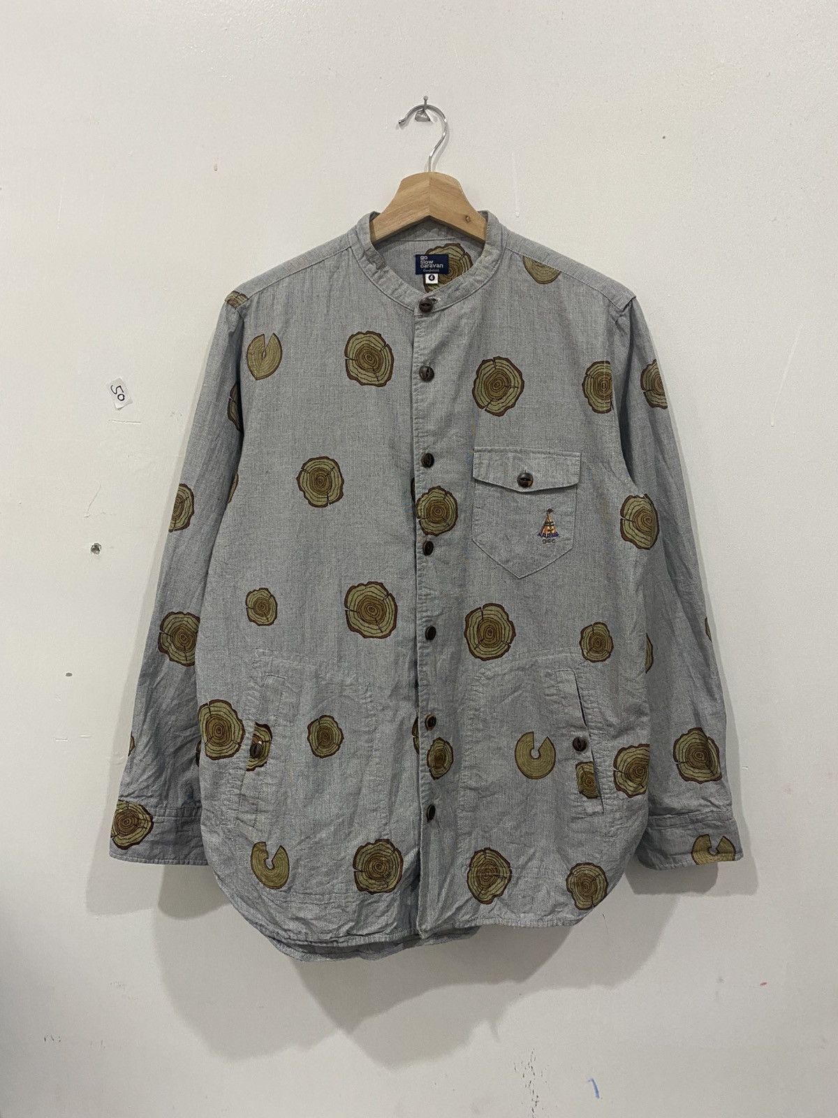 go slow caravan Go Slow Cravan Shirt button up Long Sleeve Size US L / EU 52-54 / 3 - 1 Thumbnail