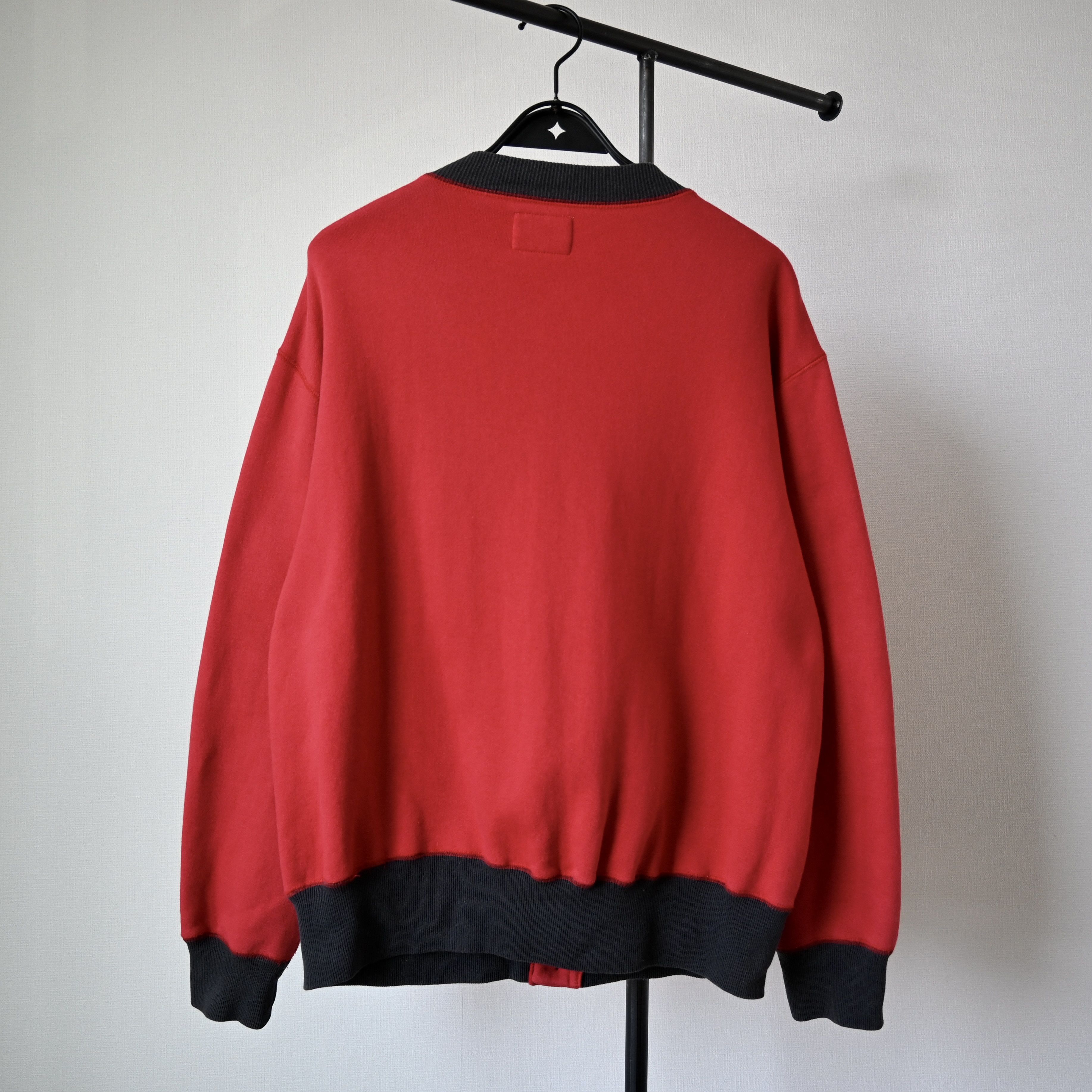 Evisu VTG 2000s EVISU button up sweatshirt red x sumikuro gray Size US L / EU 52-54 / 3 - 3 Thumbnail