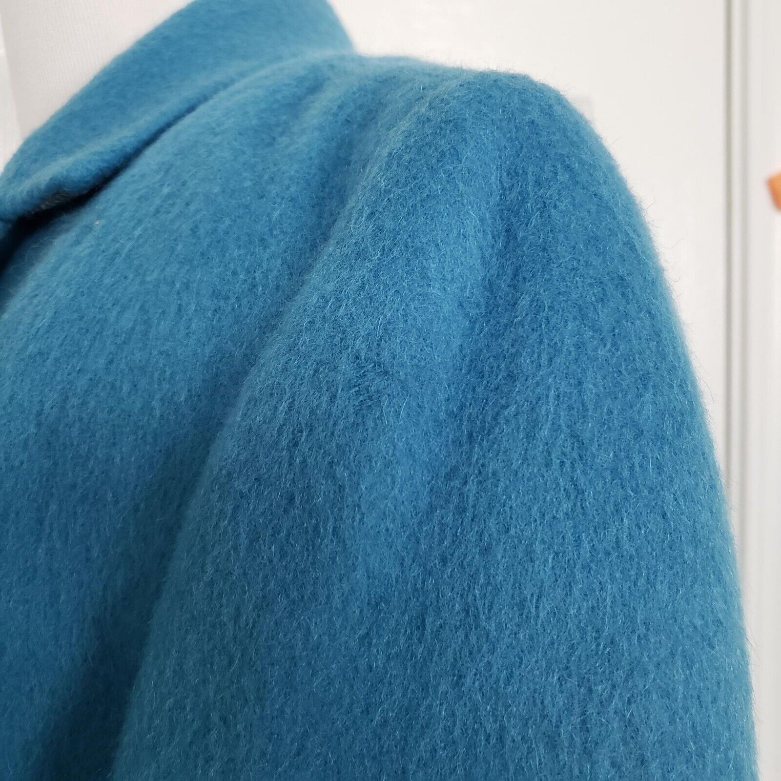 Designer Vintage The Limited Coat Womens Size Medium Blue Wool Mohair Size M / US 6-8 / IT 42-44 - 10 Thumbnail